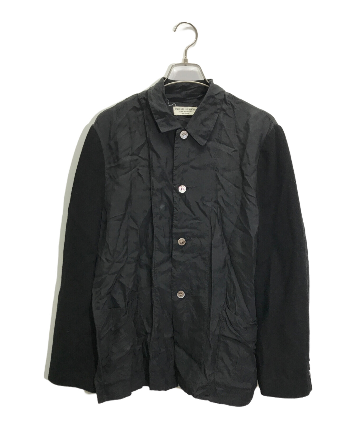 中古・古着通販】ROBE DE CHAMBRE COMME DES GARCONS (ローブドシャンブル コムデギャルソン) ジャケット ブラック  サイズ:ー｜ブランド・古着通販 トレファク公式【TREFAC FASHION】スマホサイト