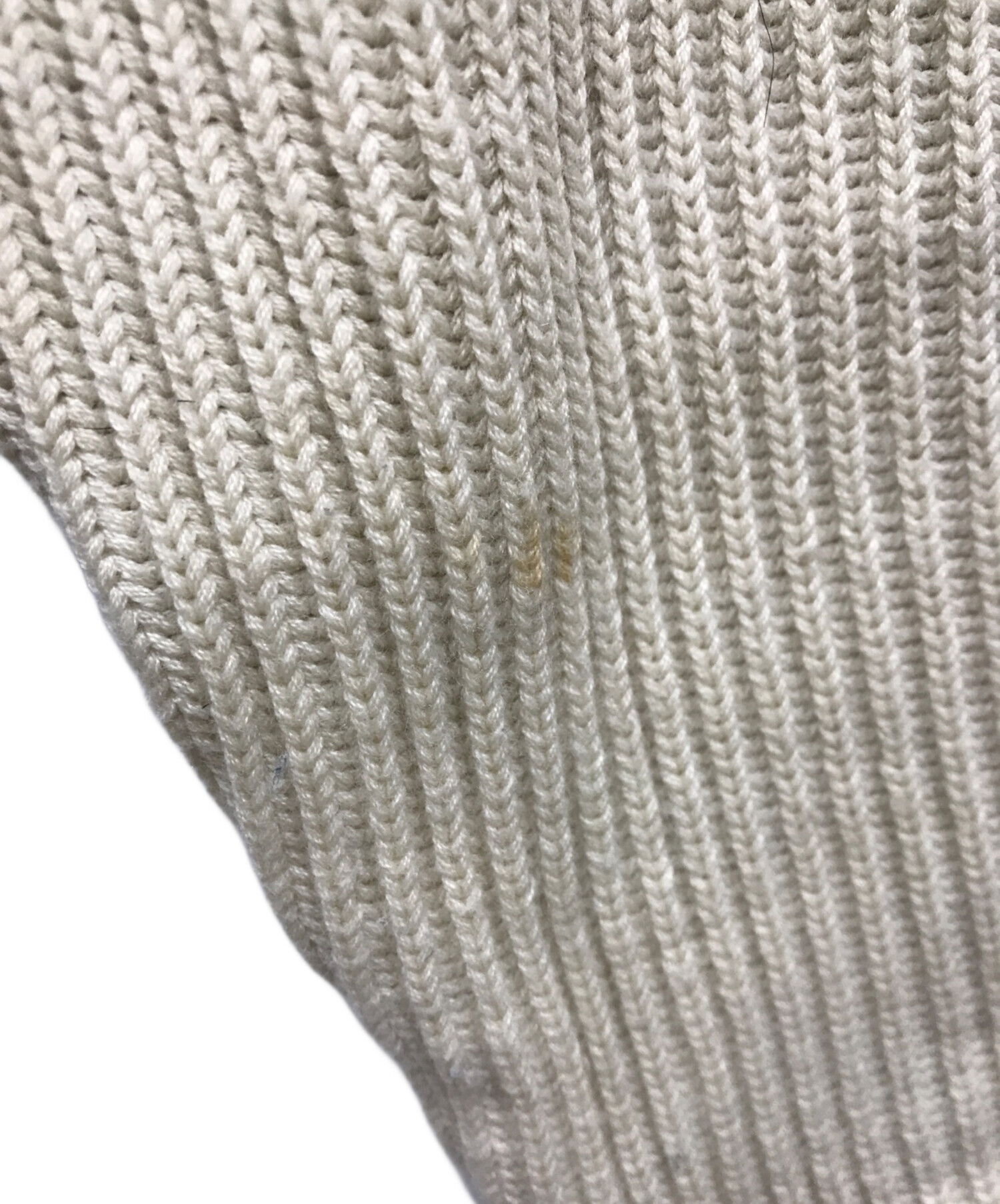 中古・古着通販】AURALEE (オーラリー) WOOL CASHMERE RIB KNIT ベージュ サイズ:3｜ブランド・古着通販  トレファク公式【TREFAC FASHION】スマホサイト