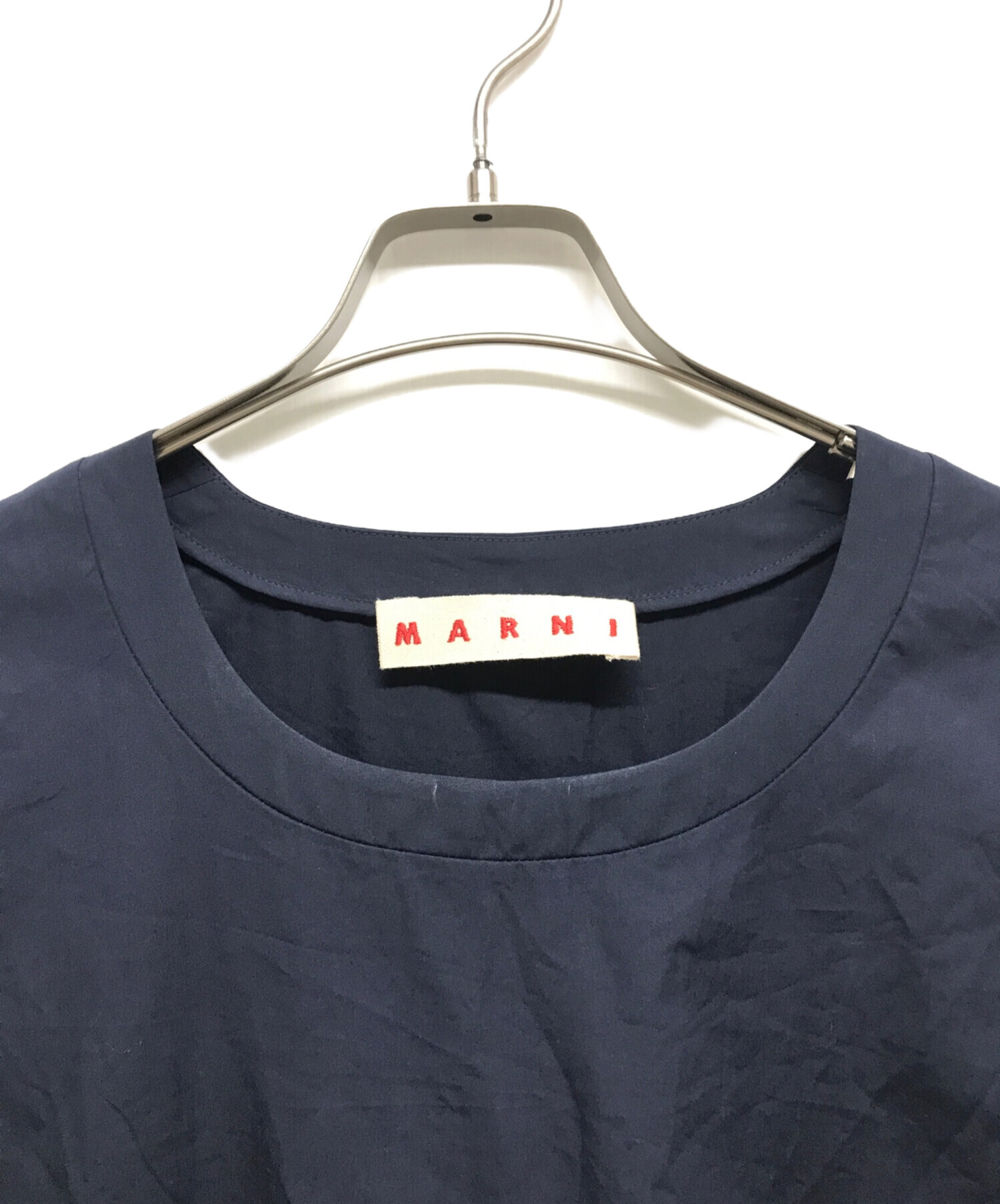 中古・古着通販】MARNI (マルニ) 半袖ブラウス ネイビー サイズ:38｜ブランド・古着通販 トレファク公式【TREFAC  FASHION】スマホサイト