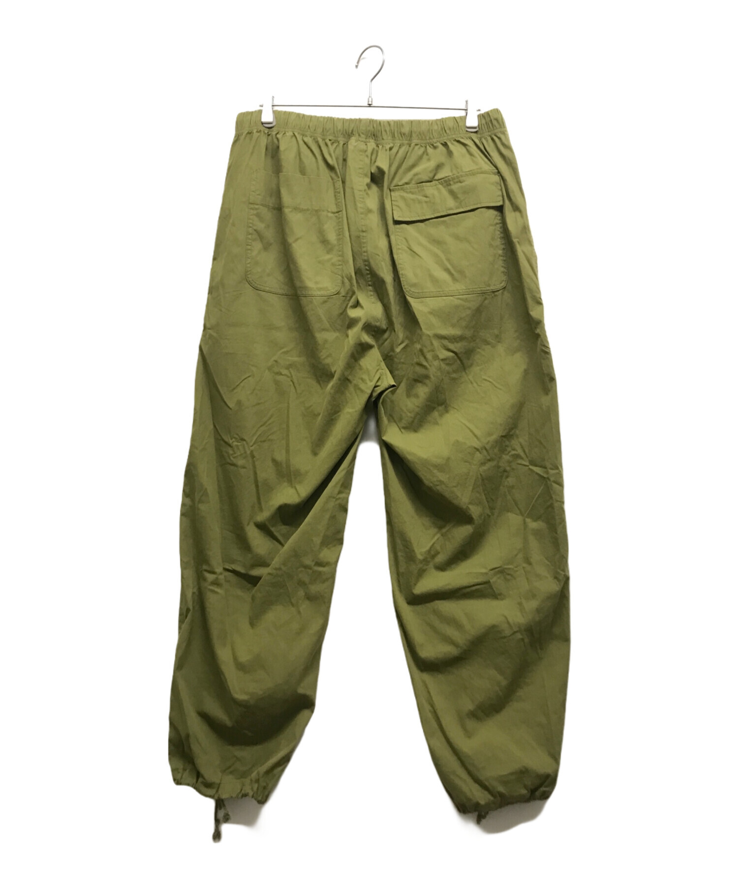 stussy (ステューシー) nyco over trousers 黄緑 サイズ:L