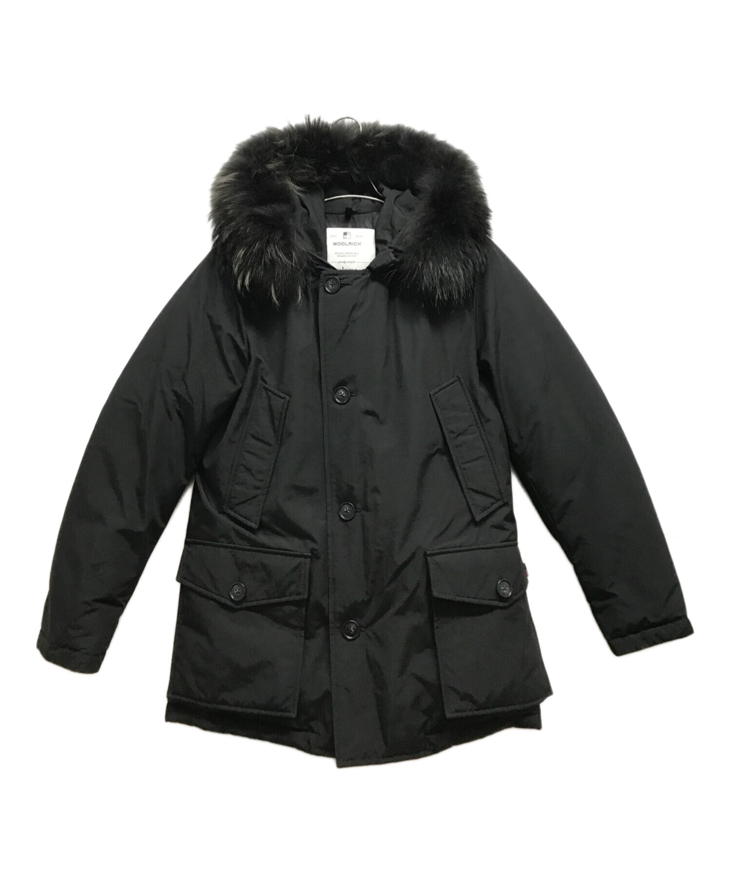 WOOLRICH (ウールリッチ) JOURNAL STANDARD relume (ジャーナルスタンダード レリューム) ARCTIC PARKA  ブラック サイズ:S