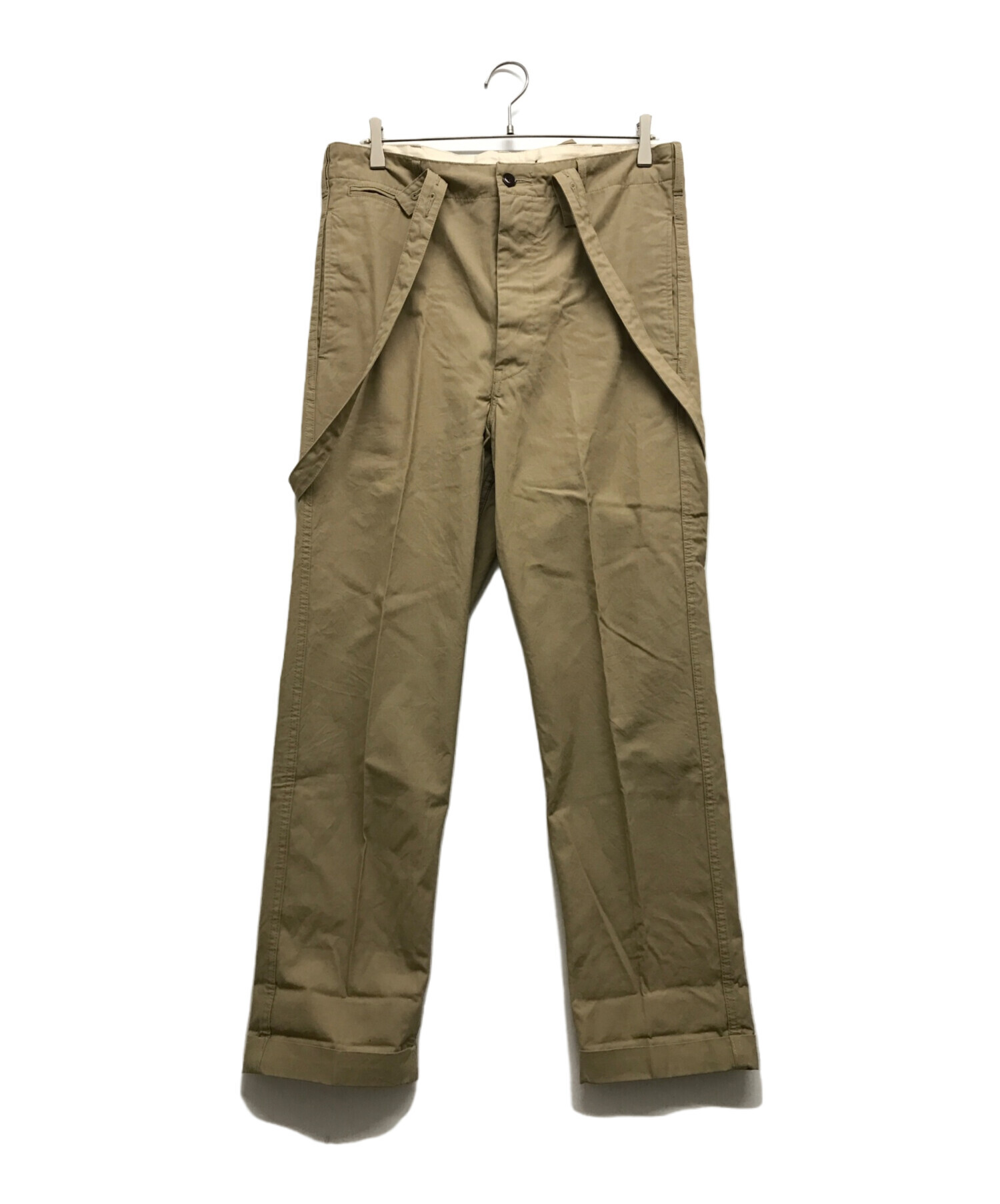 中古・古着通販】VISVIM (ビズビム) CAMUS BRACES PANTS WD ベージュ サイズ:1｜ブランド・古着通販  トレファク公式【TREFAC FASHION】スマホサイト