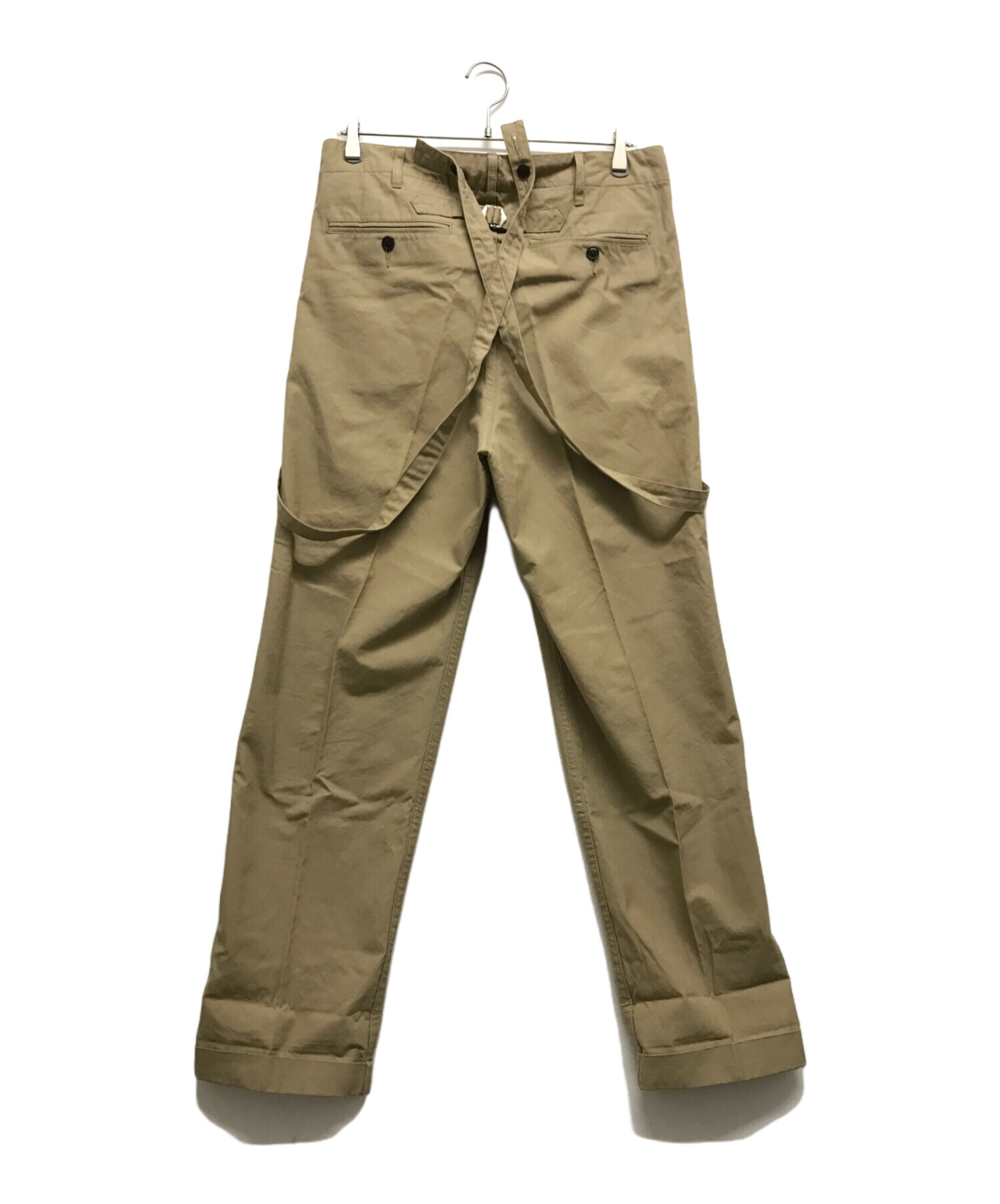 中古・古着通販】VISVIM (ビズビム) CAMUS BRACES PANTS WD ベージュ サイズ:1｜ブランド・古着通販  トレファク公式【TREFAC FASHION】スマホサイト