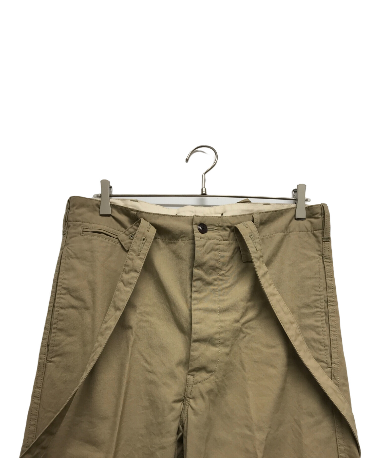 中古・古着通販】VISVIM (ビズビム) CAMUS BRACES PANTS WD ベージュ サイズ:1｜ブランド・古着通販  トレファク公式【TREFAC FASHION】スマホサイト