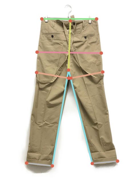 中古・古着通販】VISVIM (ビズビム) CAMUS BRACES PANTS WD ベージュ サイズ:1｜ブランド・古着通販  トレファク公式【TREFAC FASHION】スマホサイト