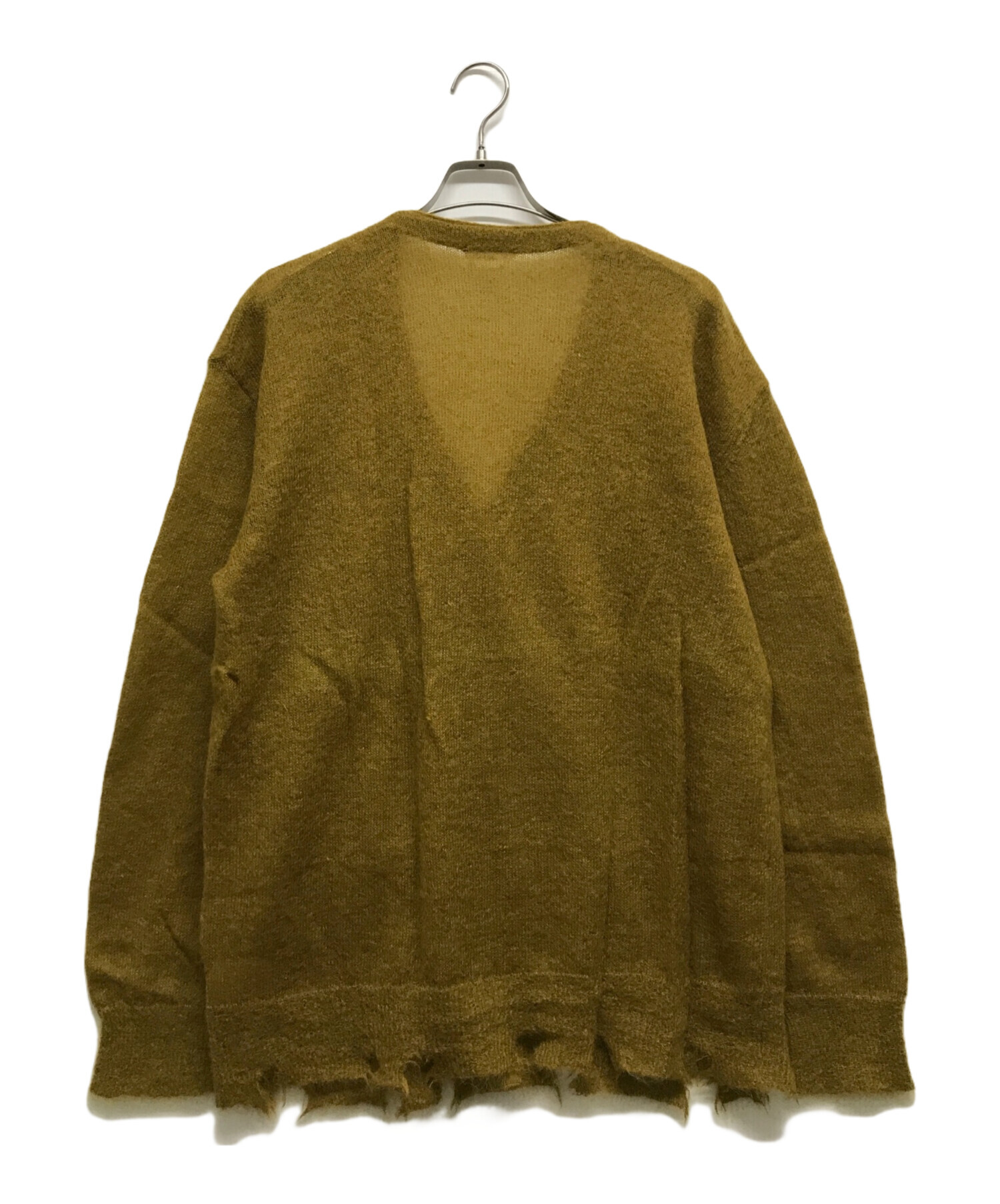 中古・古着通販】FLAMAND (フラマン) DAMAGED CARDIGAN イエロー サイズ:4｜ブランド・古着通販 トレファク公式【TREFAC  FASHION】スマホサイト