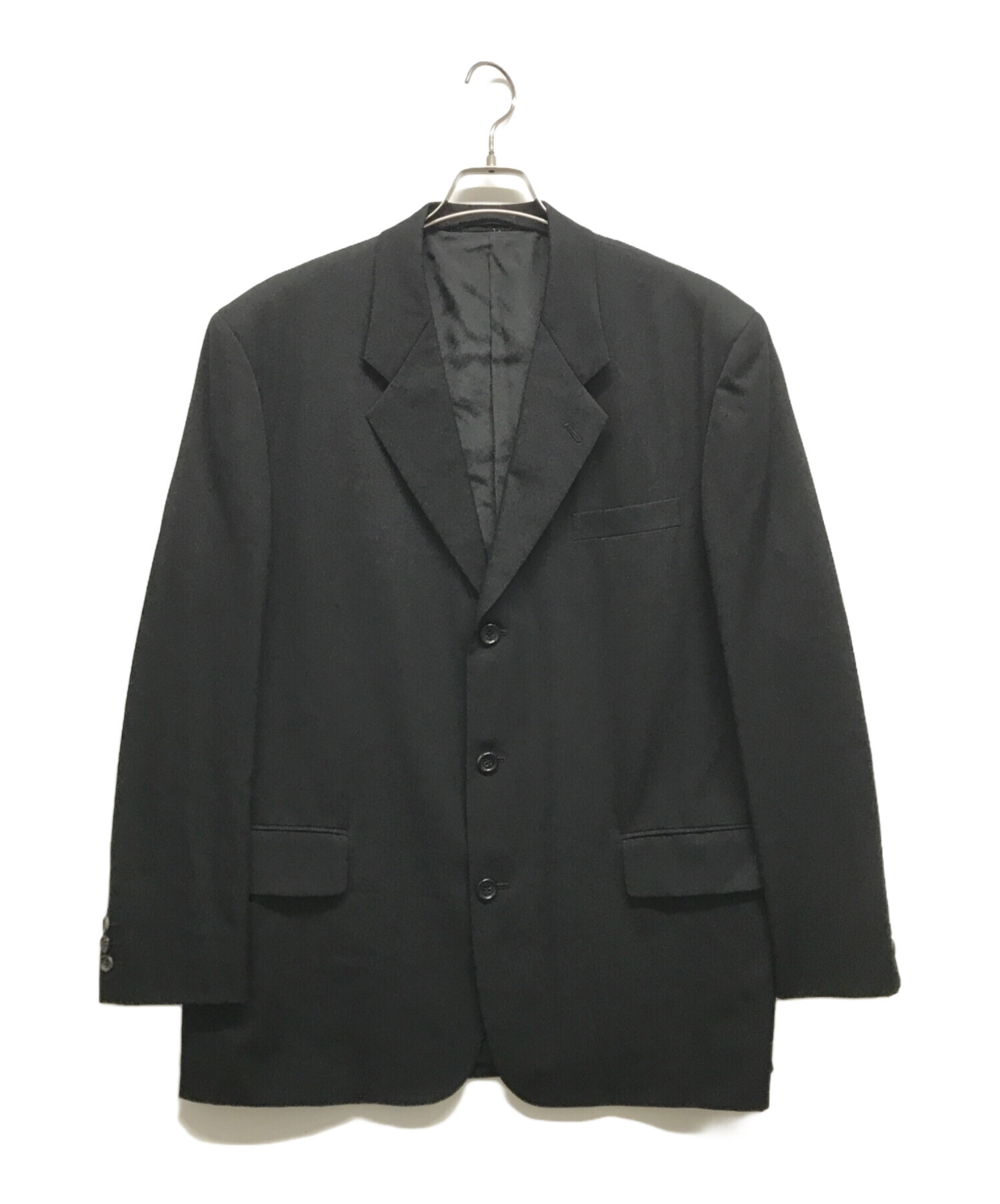 中古・古着通販】COMME des GARCONS HOMME (コムデギャルソン オム) 3Bセットアップスーツ ブラック  サイズ:L｜ブランド・古着通販 トレファク公式【TREFAC FASHION】スマホサイト