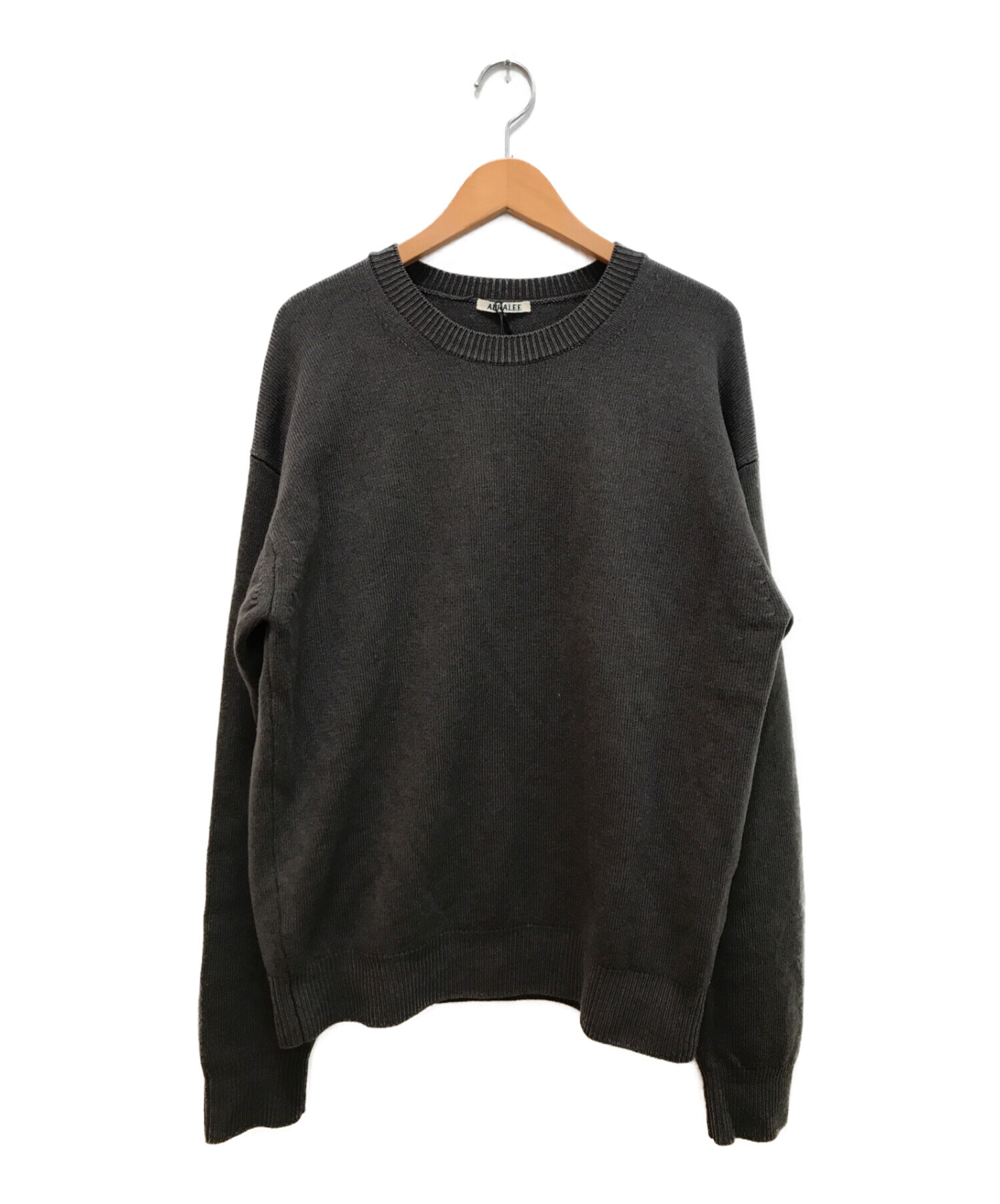 21AW AURALEE MERINO STONE WASHED KNIT - ニット/セーター