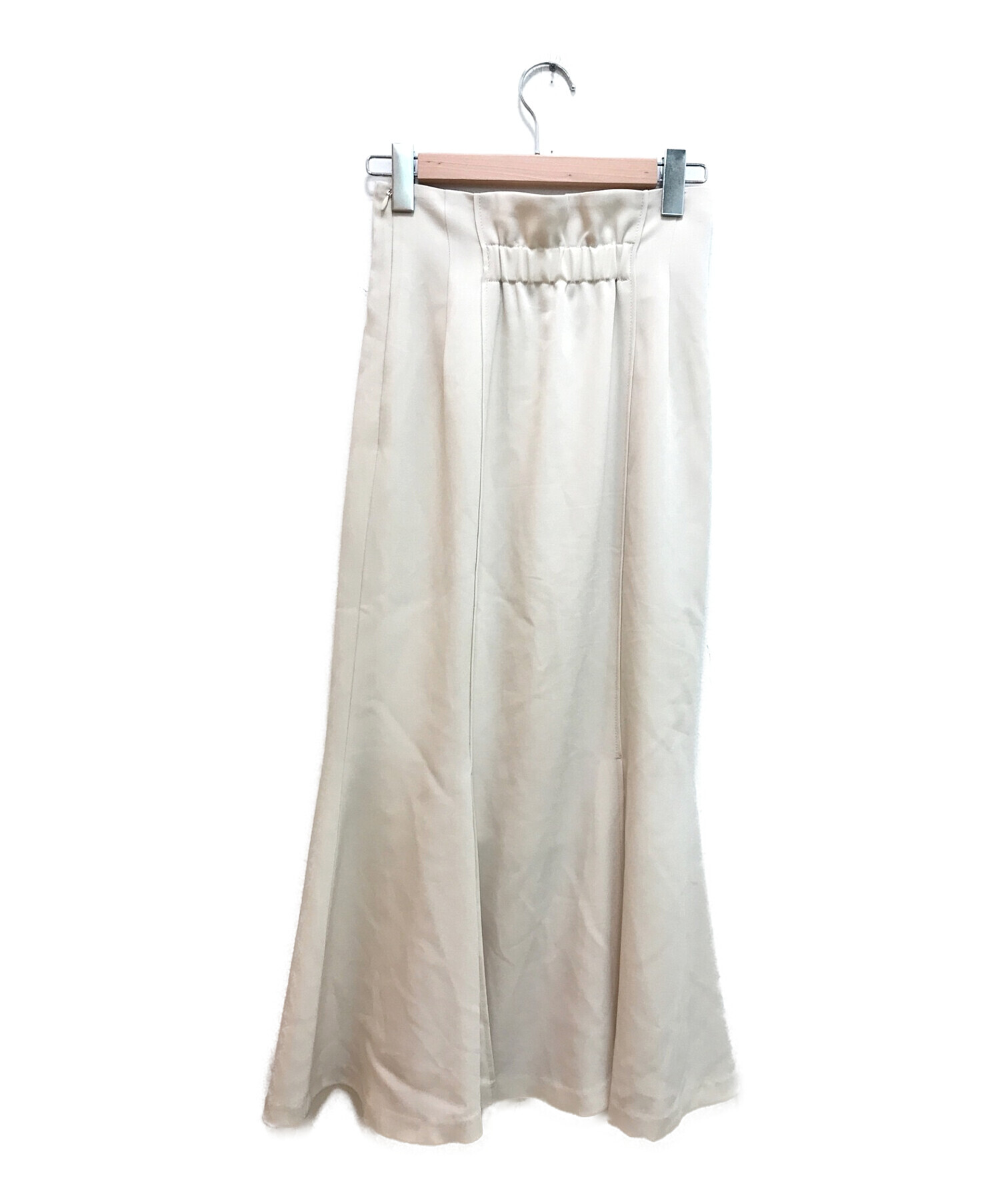 FRAY ID (フレイアイディー) ピンタックヘムマーメイドスカート ホワイト サイズ:1