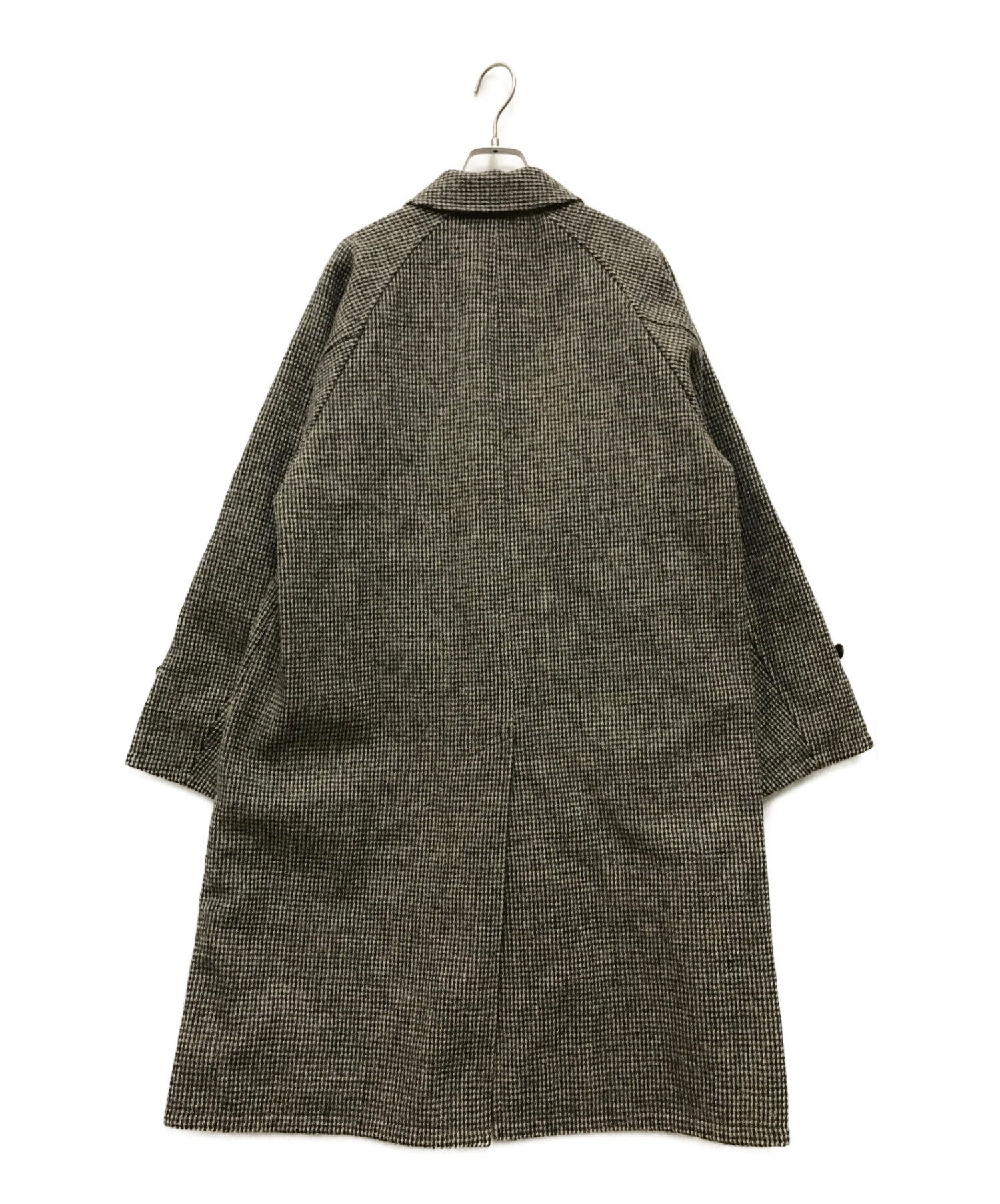 Steven Alan × HARRIS TWEED (スティーブンアラン×ハリスルイード) リバーシブルバルカラーコート ブラウン サイズ:S