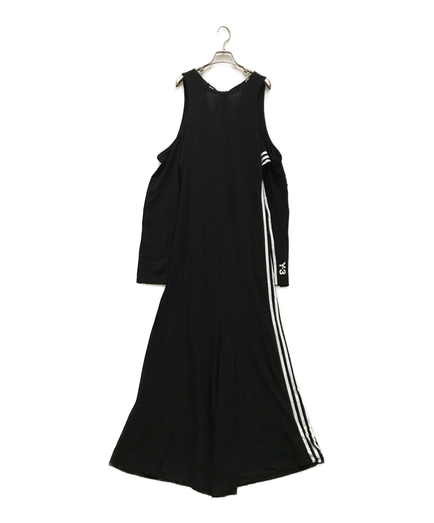 Y-3 (ワイスリー) CREPE JERSEY YOHJI JUMPSUIT ジャンプスーツ ブラック サイズ:XXS