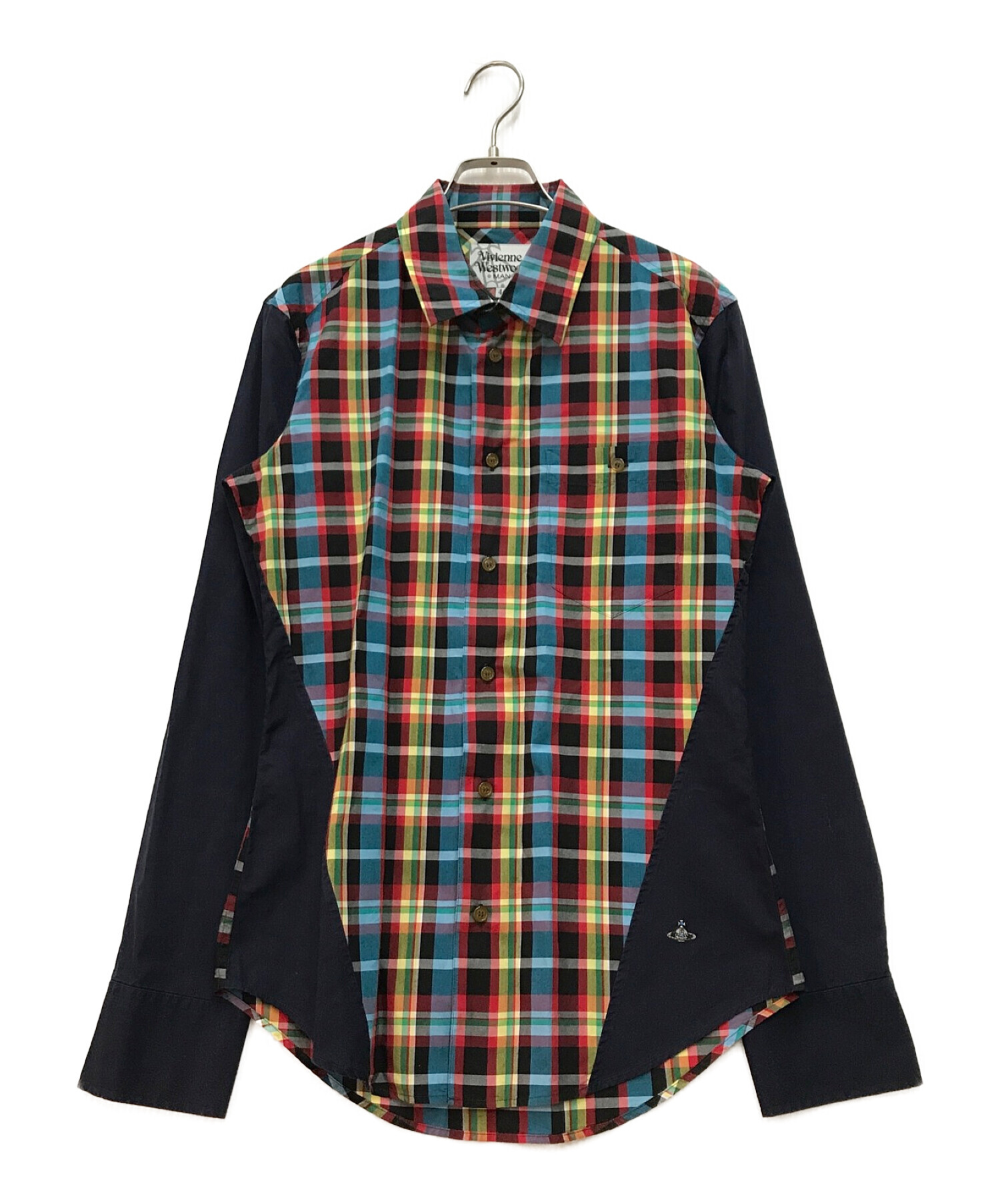 vivian westwood チェックメンズシャツ ブラウス 初期-