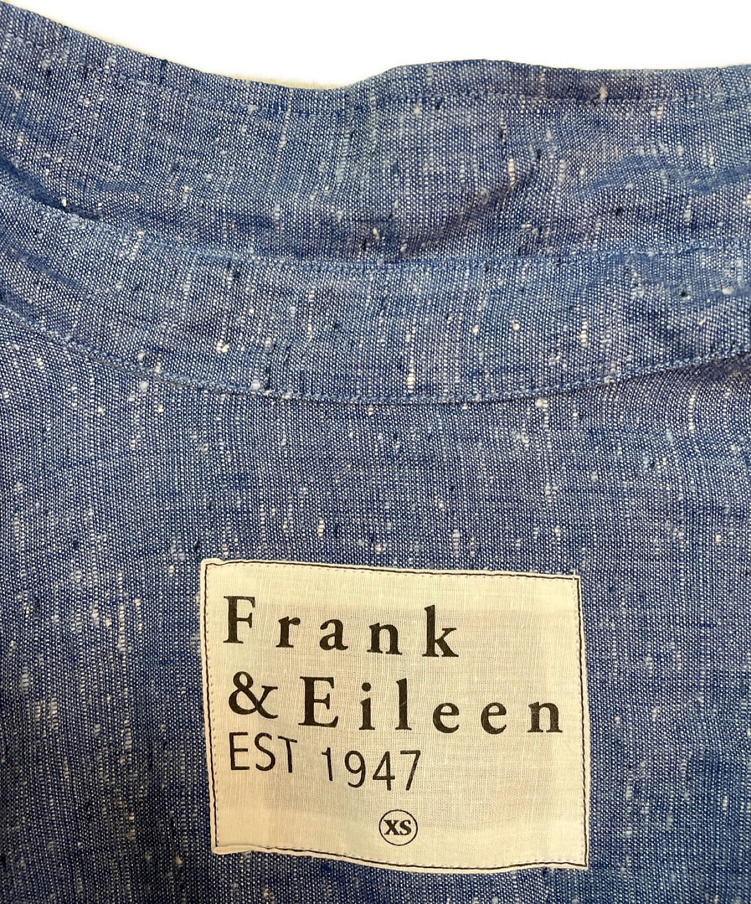 Frank&Eileen (フランクアンドアイリーン) シャツ ブルー サイズ:SIZE XS 未使用品