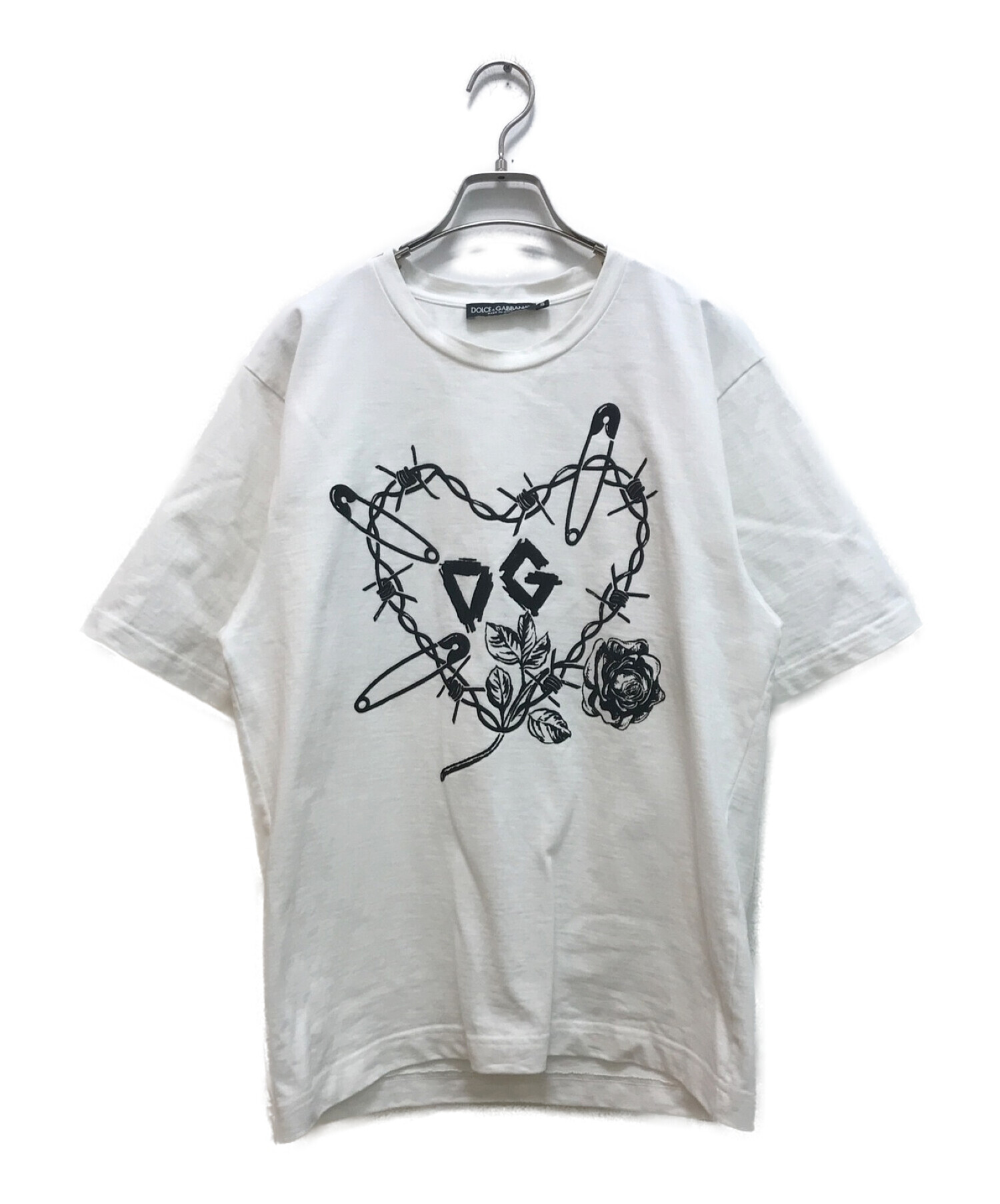 DOLCE & GABBANA (ドルチェ＆ガッバーナ) グラフィックTシャツ ホワイト サイズ:44