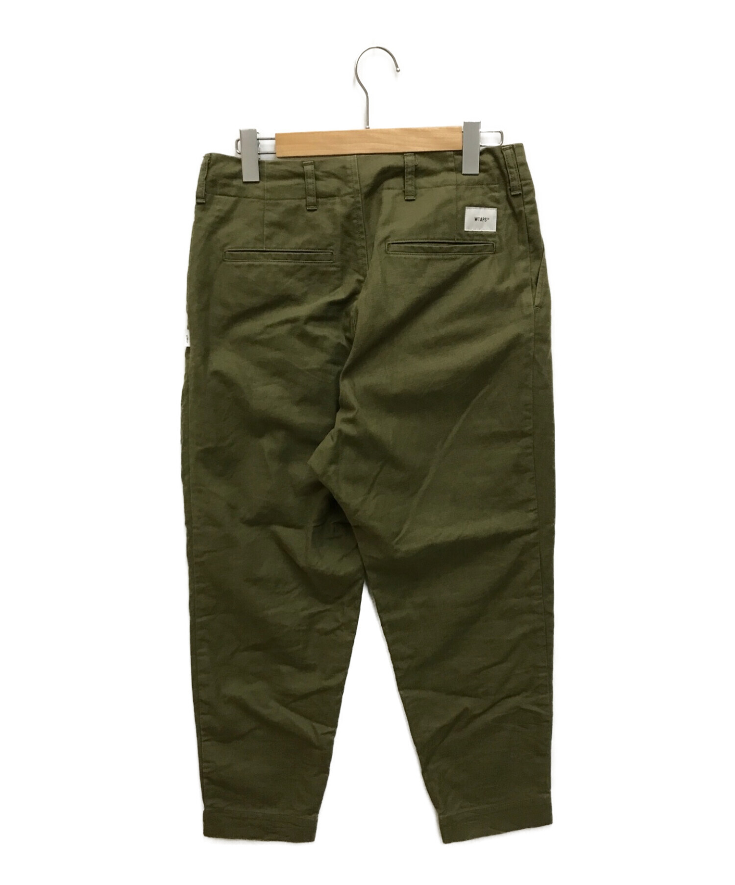 WTAPS (ダブルタップス) SHINOBI / TROUSERS / COTTON. SERGE カーキ サイズ:01