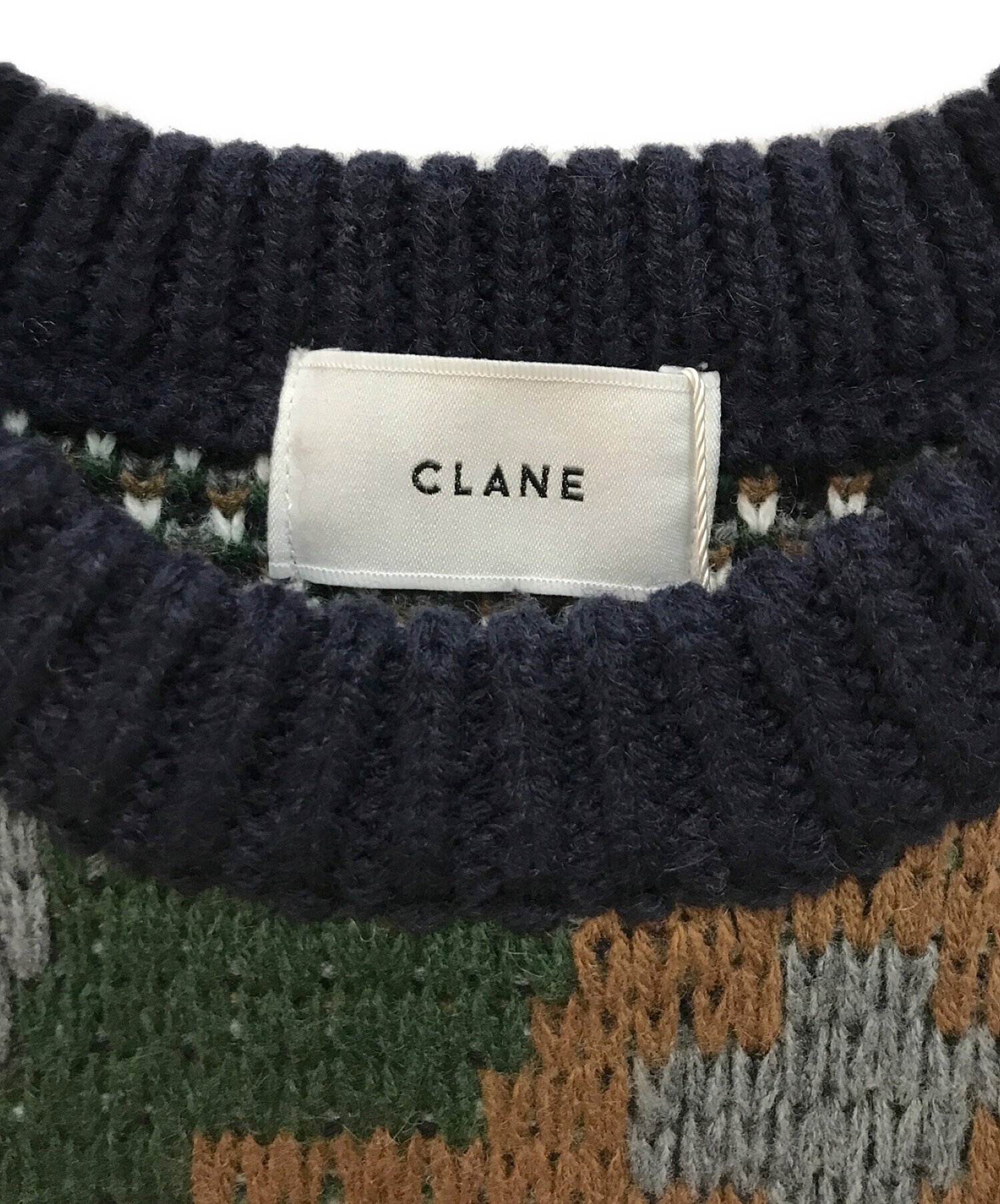 買いクーポン クラネ CLANE Over Flower Motif Knit フラワーニット ...