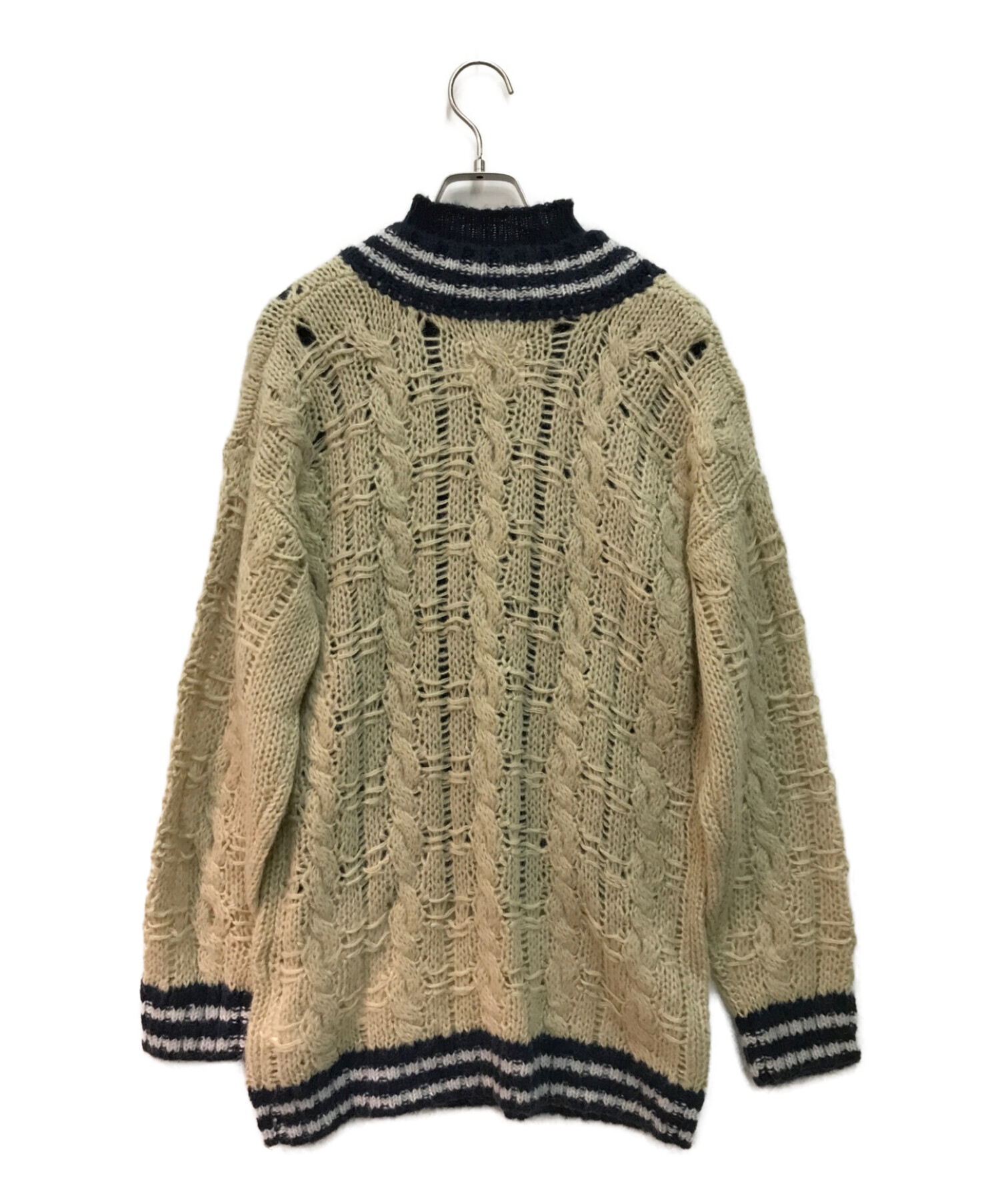 中古・古着通販】Ameri (アメリ) SOFT CABLE TILDEN KNIT TOP