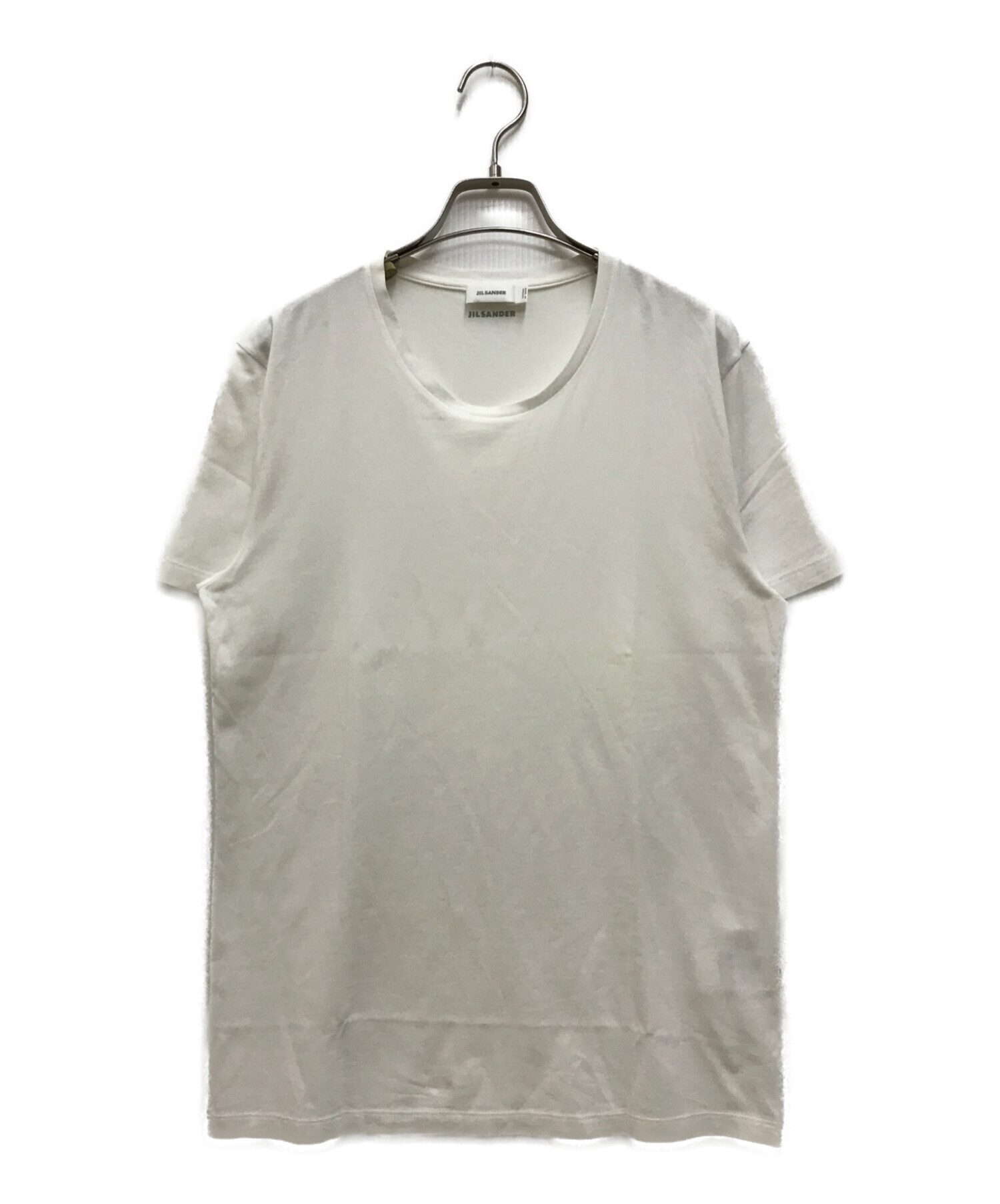 JIL SANDER (ジルサンダー) クルーネックTシャツ ホワイト サイズ:S