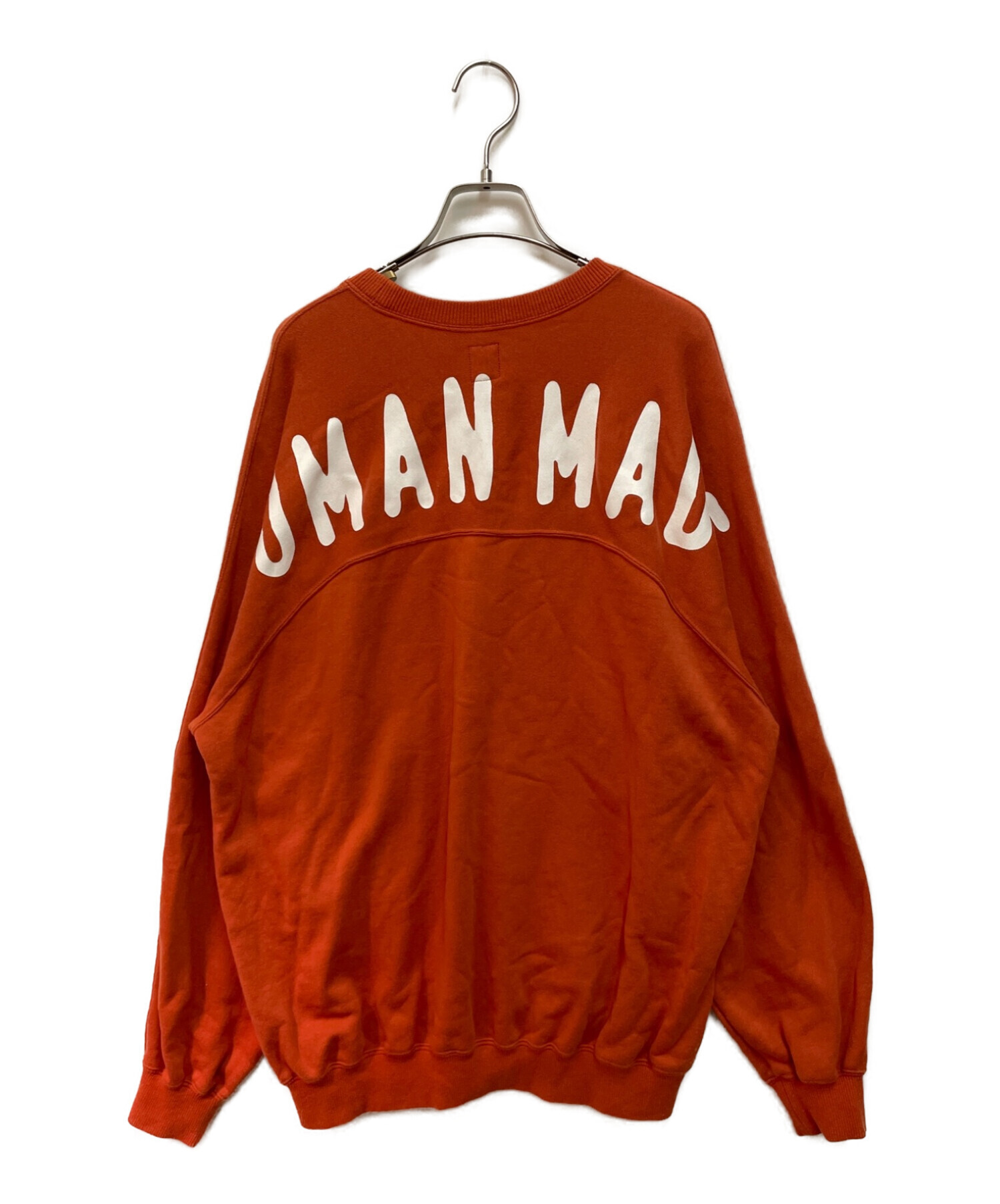 HUMAN MADE (ヒューマンメイド) Raglan Sweat オレンジ サイズ:XL