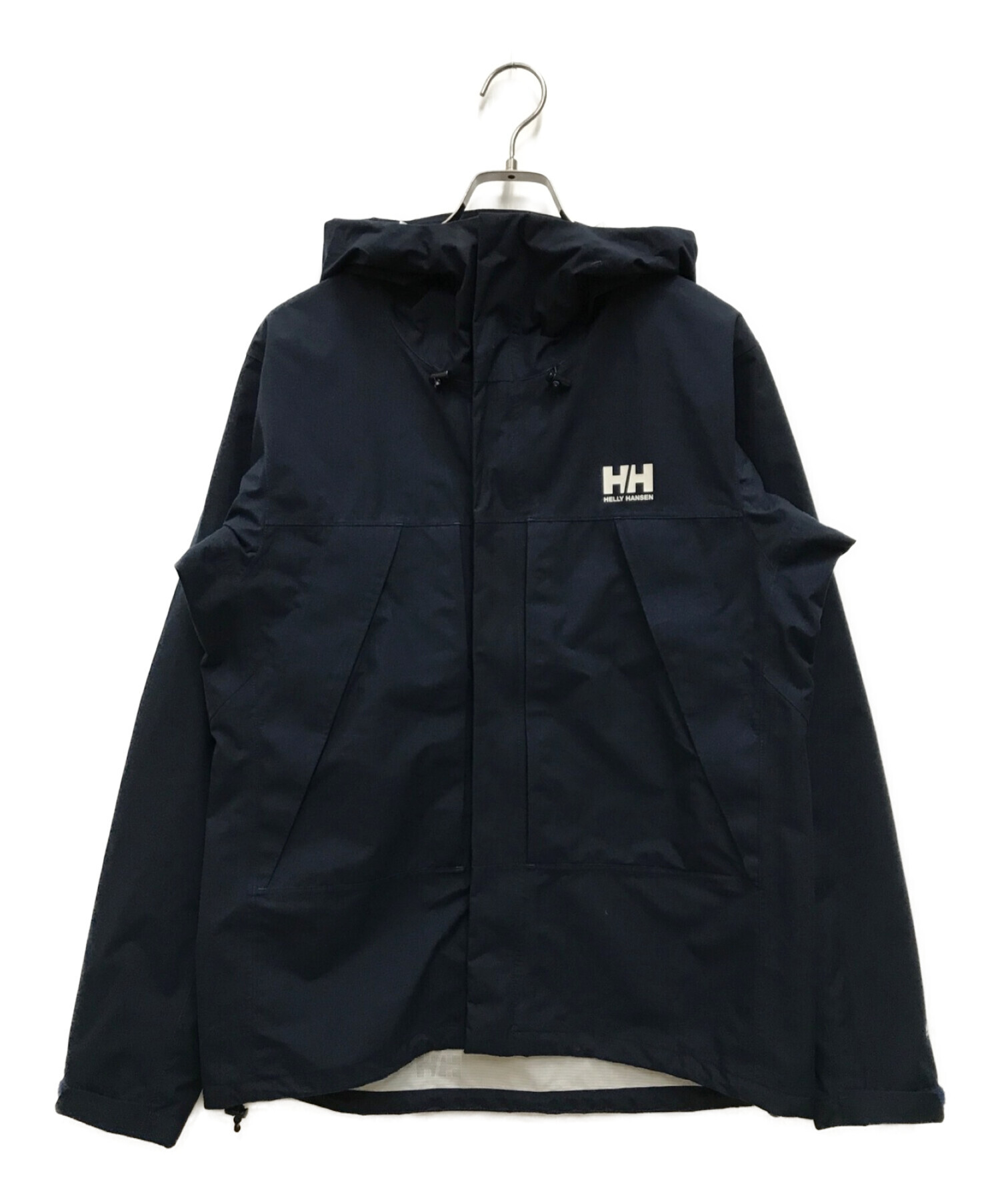 HELLY HANSEN (ヘリーハンセン) Scandza Light Jacket　スカンザライトジャケット　ナイロンフーデッドジャケット　 マウンテンパーカー ネイビー サイズ:M