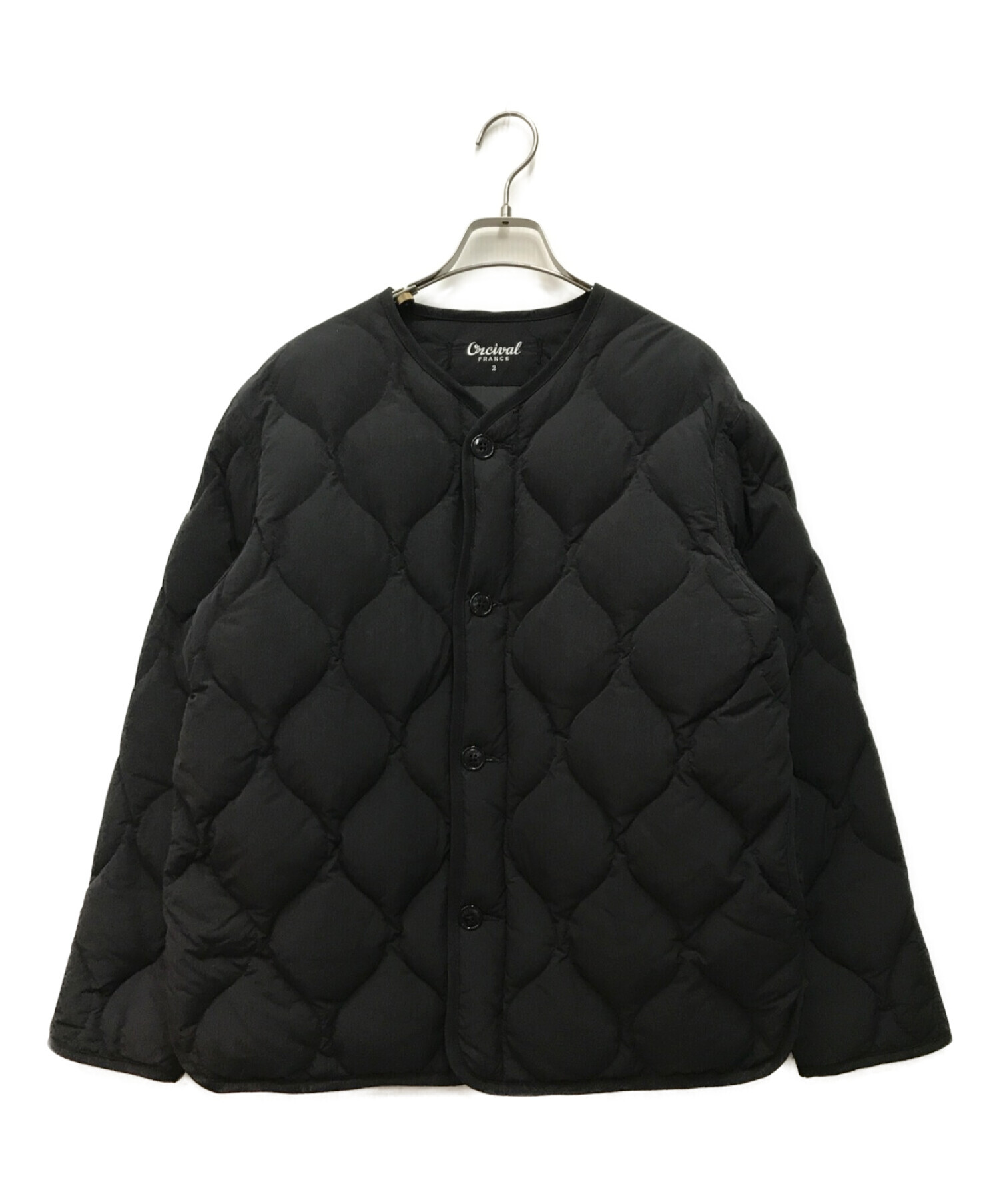 ORCIVAL (オーシバル) キルティングジャケット ブラック サイズ:2