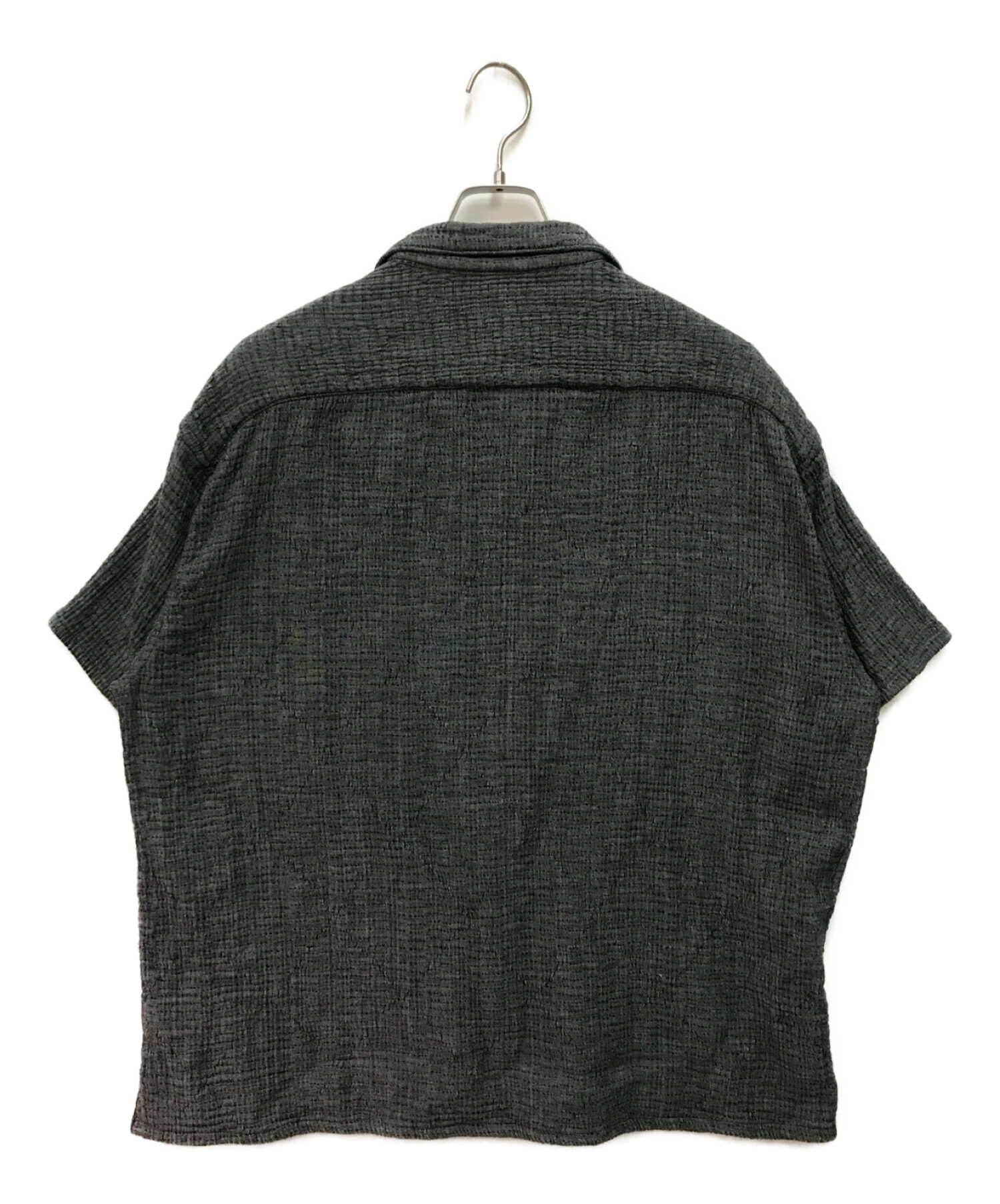 Porter Classic (ポータークラシック) SASHIKO SUPER LIGHT KEROUAC SHIRT グレー サイズ:M