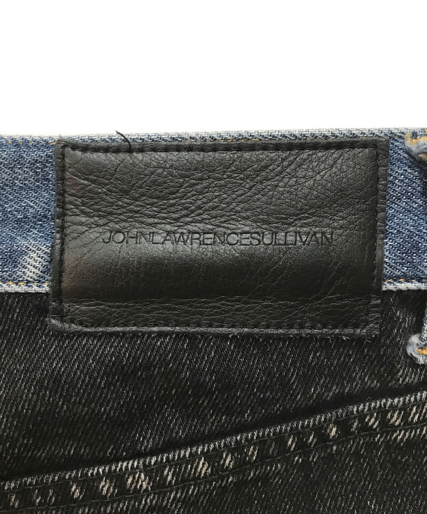 JOHN LAWRENCE SULLIVAN (ジョンローレンスサリバン) DENIM COMBINATION PANTS ブルー サイズ:46