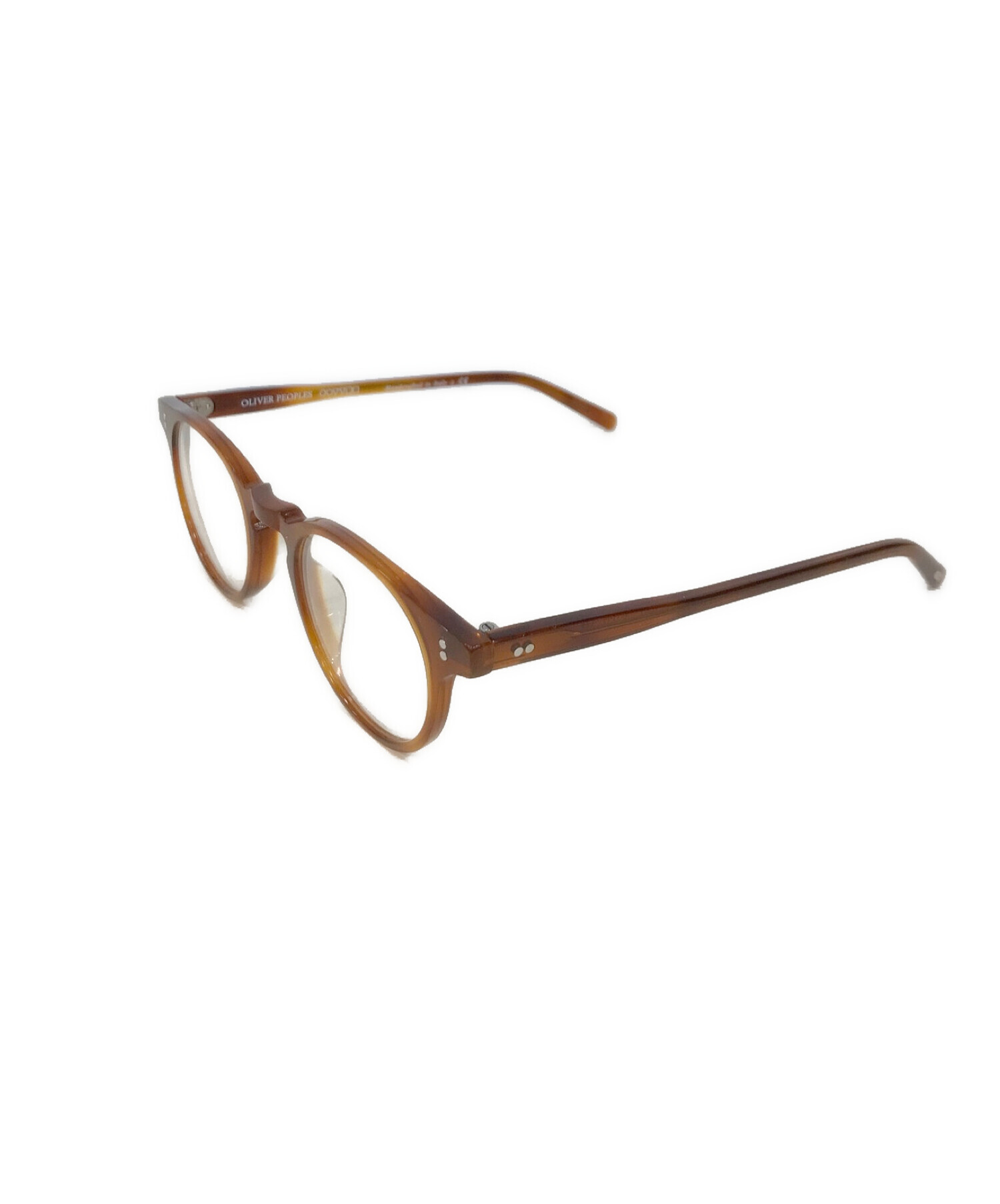 中古・古着通販】OLIVER PEOPLES (オリバーピープルズ) 眼鏡 ブラウン