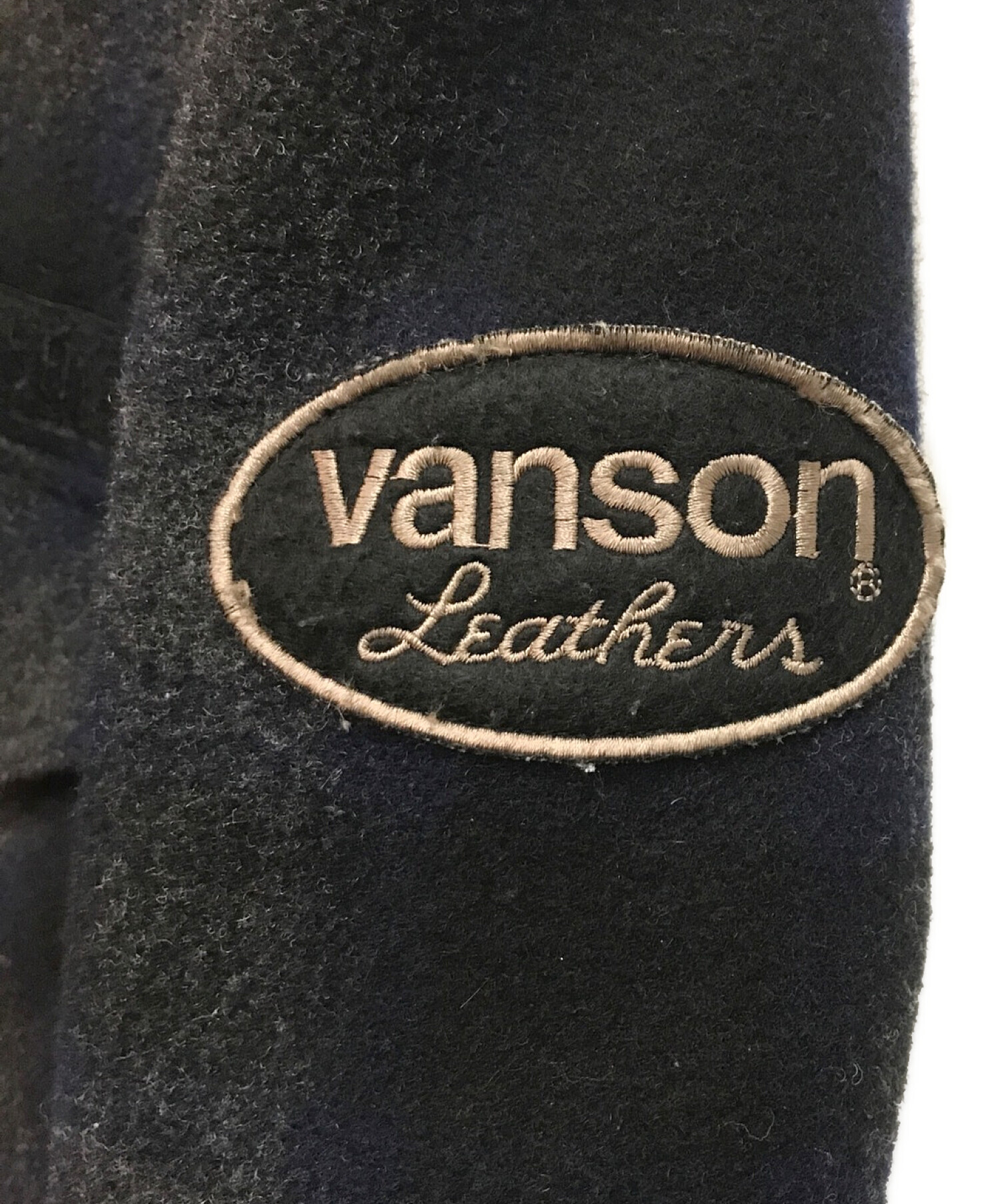 中古・古着通販】VANSON (バンソン) チェック柄フーデッドコート