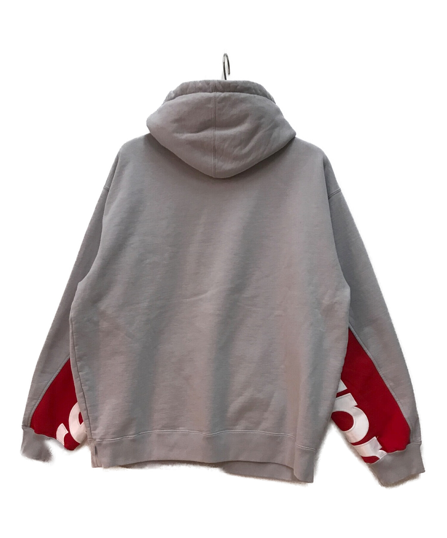 Supreme Cropped Panels Hooded グレーXL