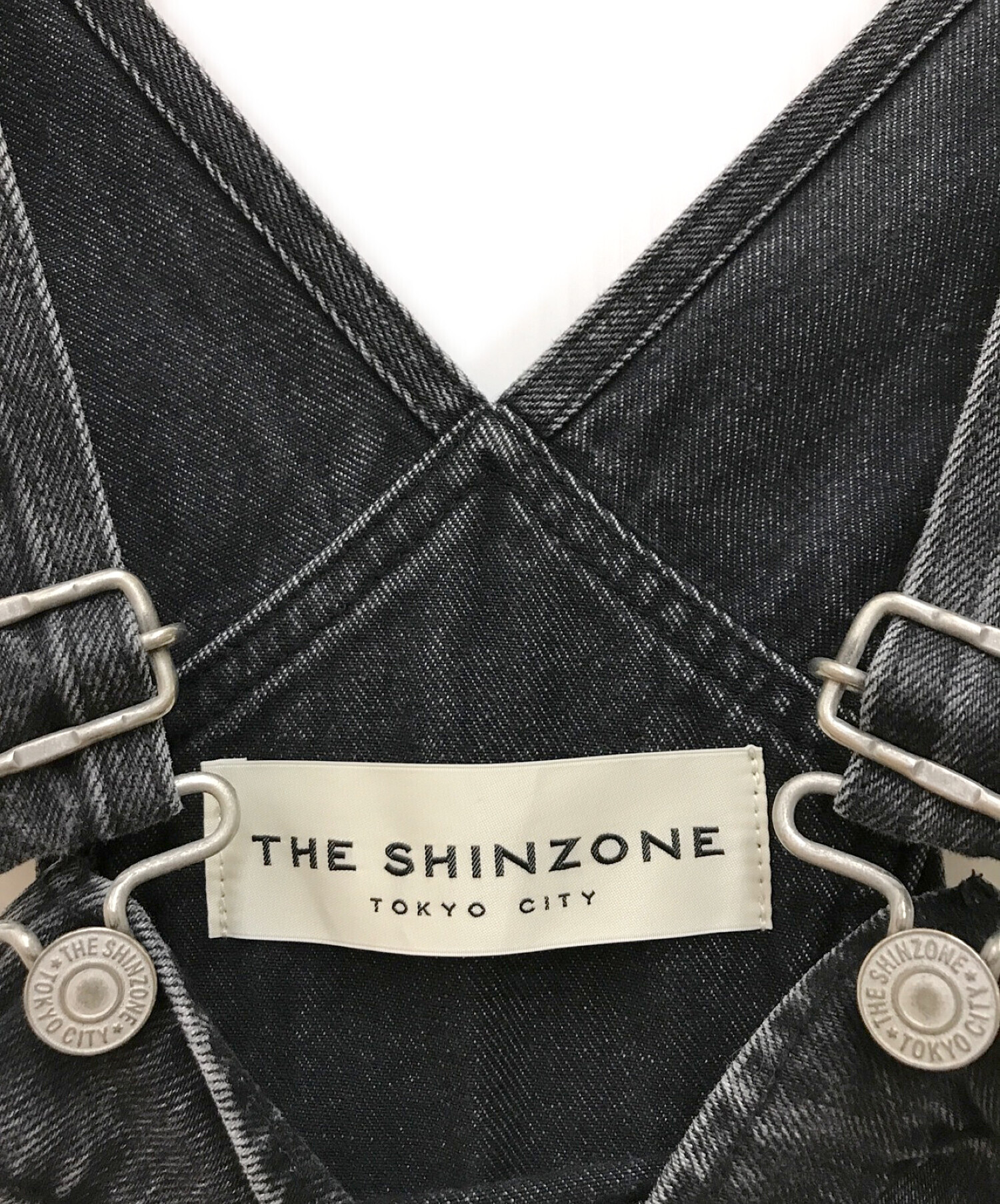 THE SHINZONEシンゾーン デニムオーバーオール 36 - サロペット