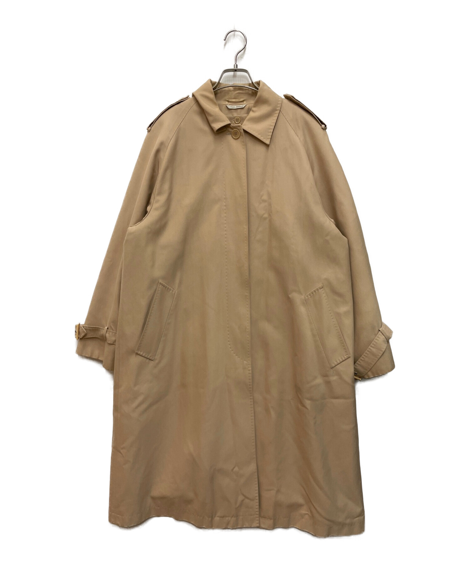 MaxMara (マックスマーラ) ライナー付ステンカラーコート ベージュ サイズ:SIZE 42