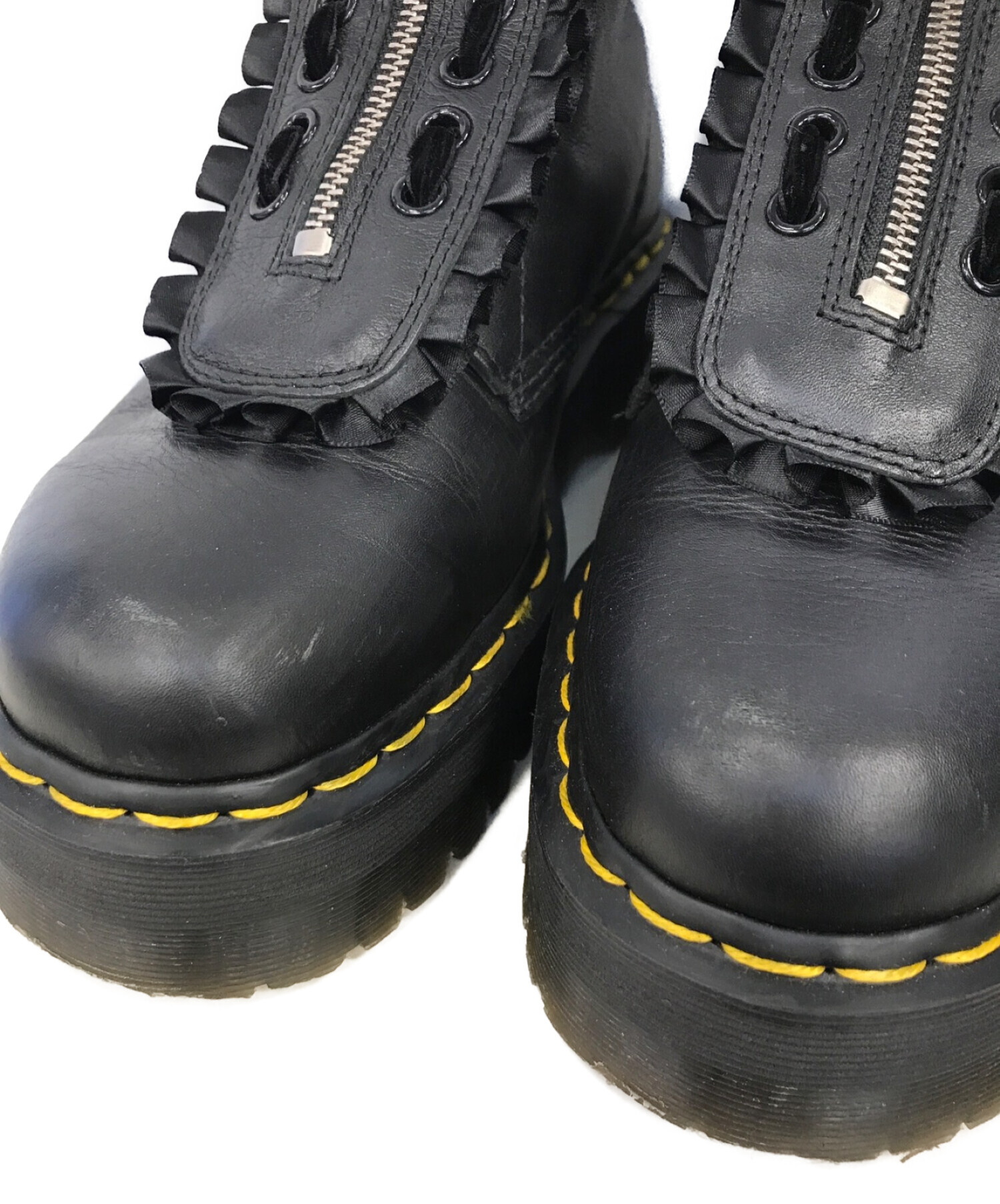 Dr.Martens×LAZYOAF (ドクターマーチン×レイジーオーフ) コラボ8ホールブーツ ブラック サイズ:UK6