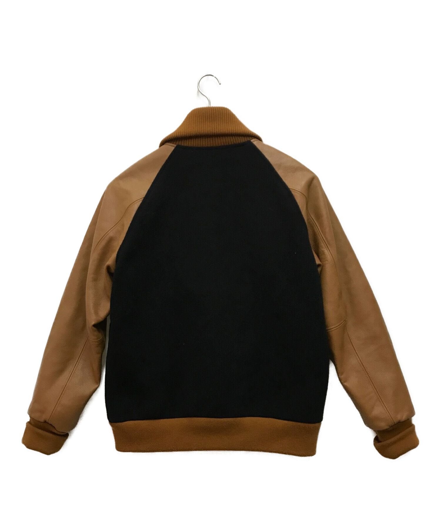 NITRAID (ナイトレイド) クラブジャケット ブラック×ブラウン サイズ:XL
