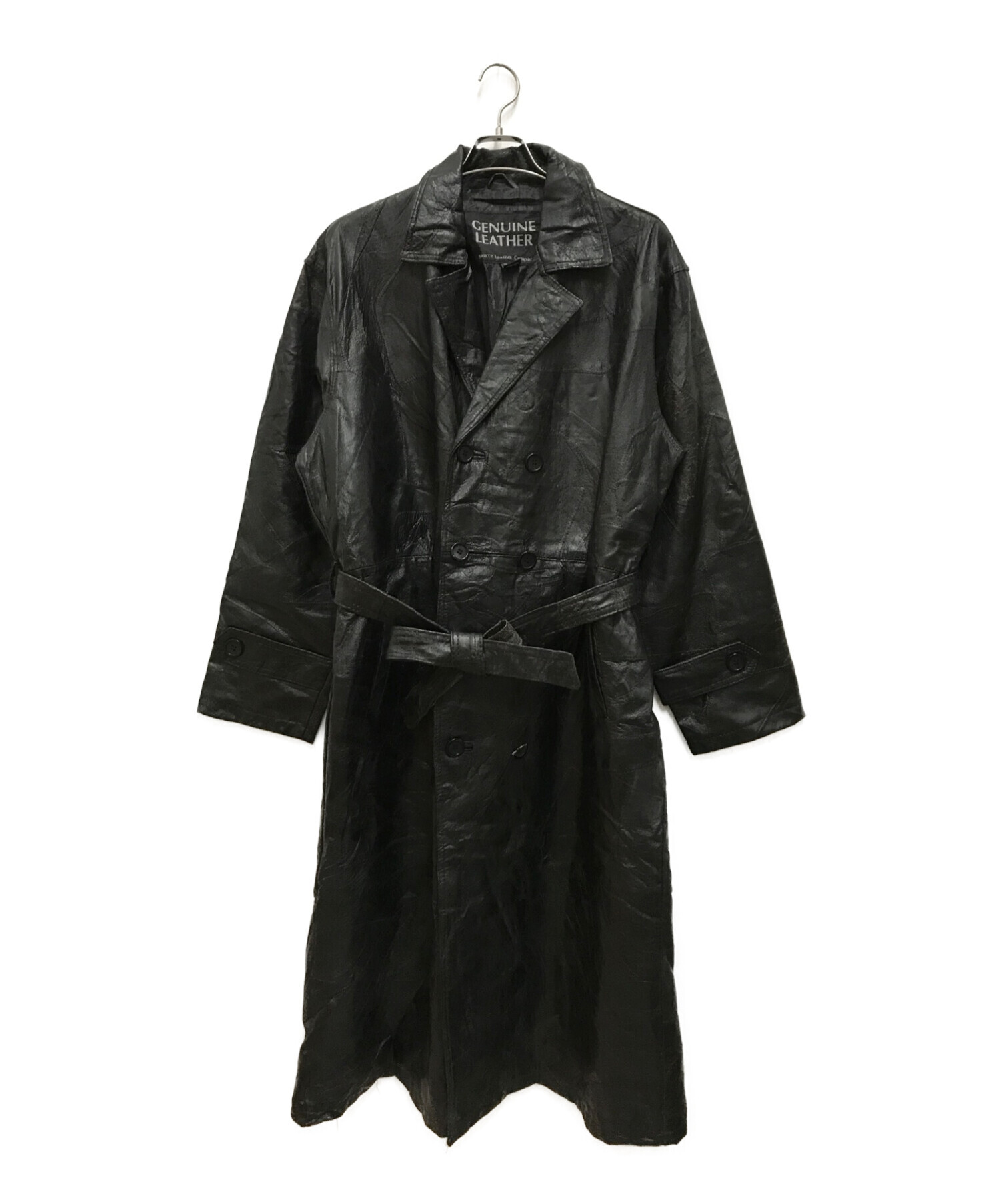 Navarre leather 2024 company trench coat