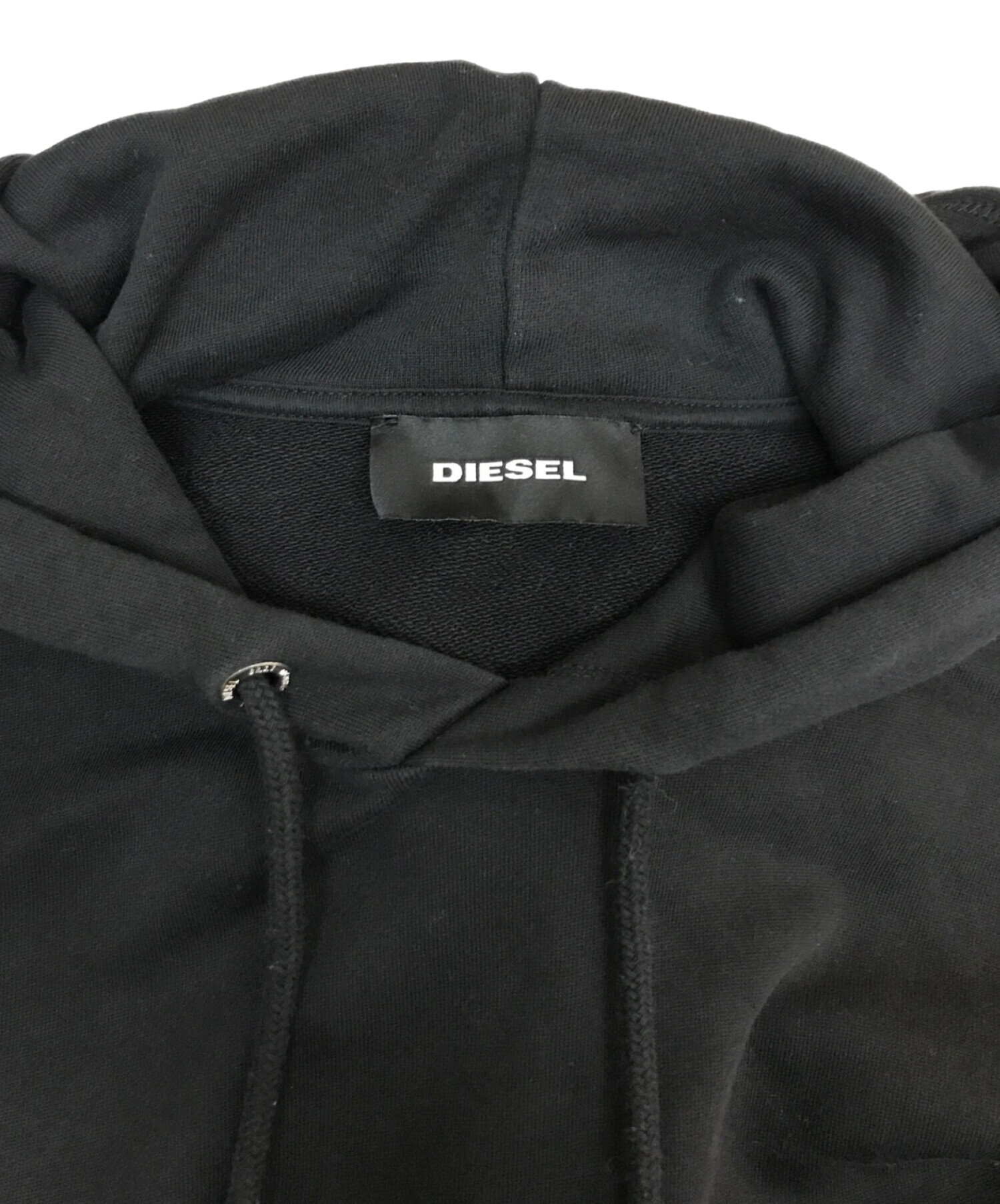 中古・古着通販】DIESEL (ディーゼル) パーカー ブラック サイズ:L