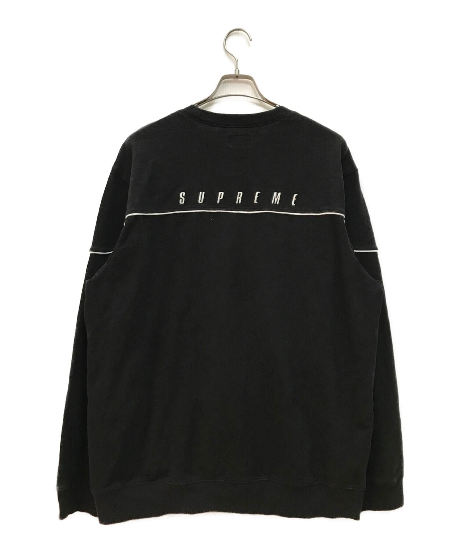 SUPREME (シュプリーム) 18SS Yoke Piping L/S Top ブラック サイズ:XL