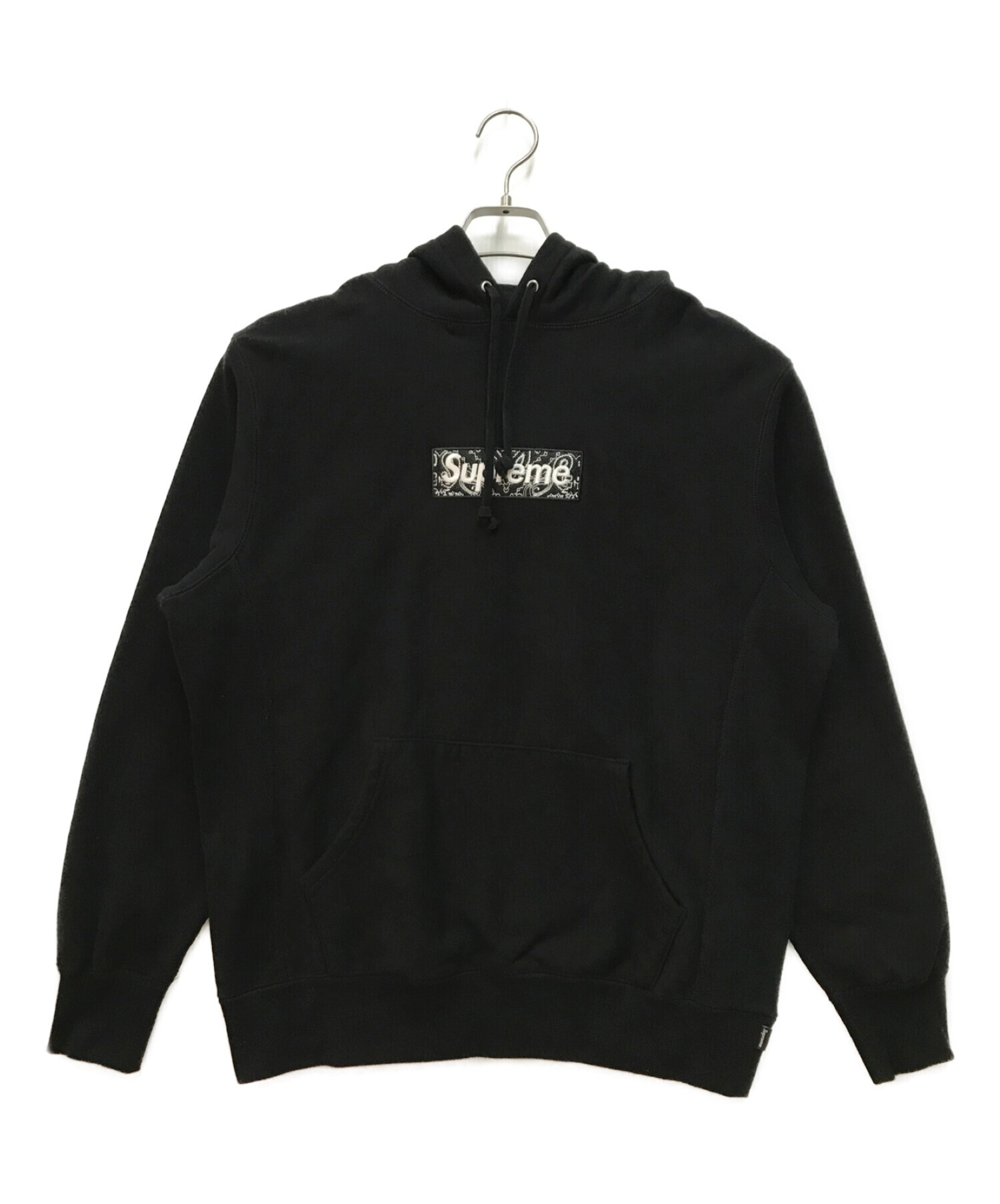 サイズＭsupreme bandana box logo hoodie