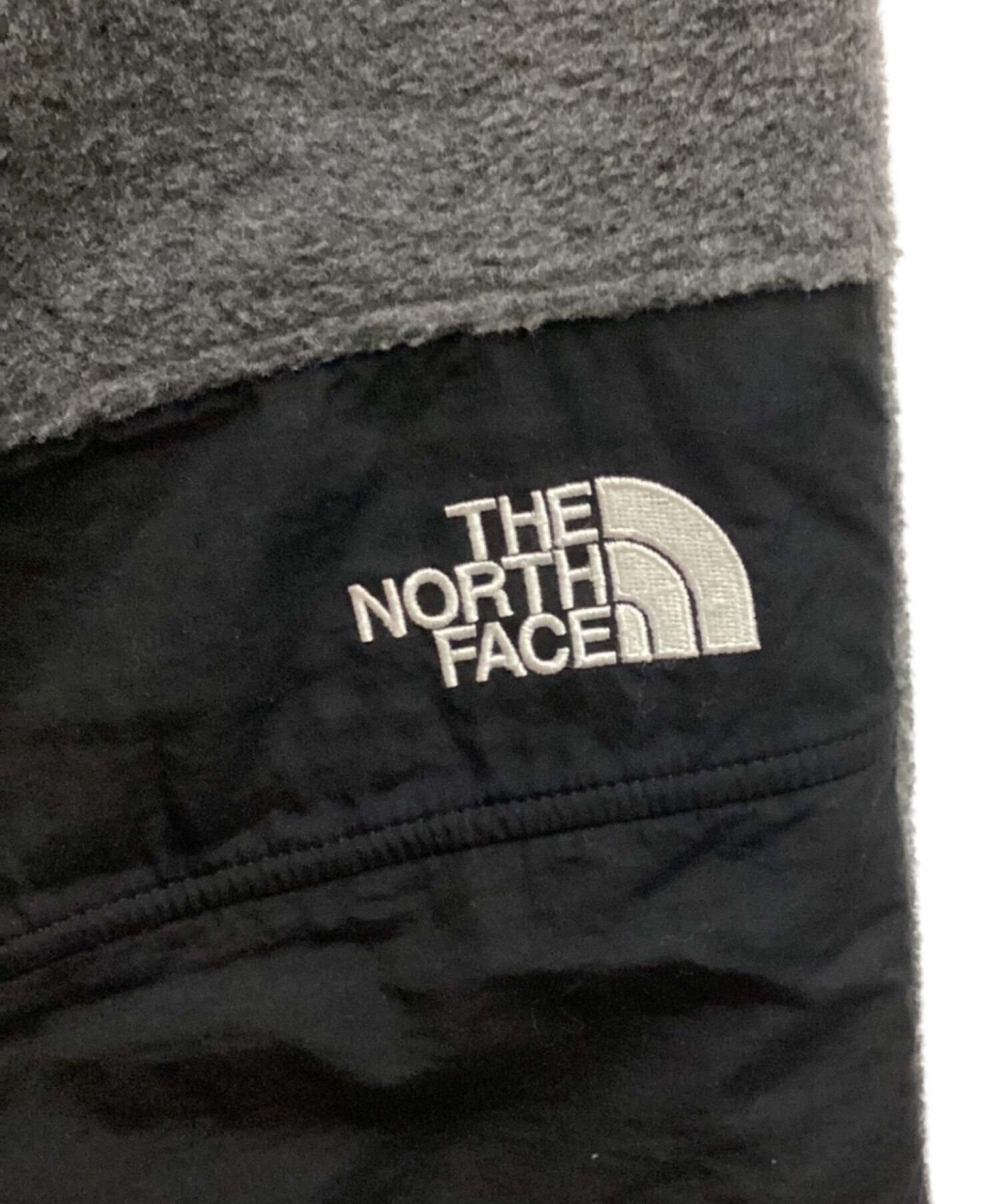 THE NORTH FACE (ザ ノース フェイス) DENALI SLIP-ON PANT　デナリ スリップオンパンツ　 ナイロン切り替えフリースパンツ グレー サイズ:M