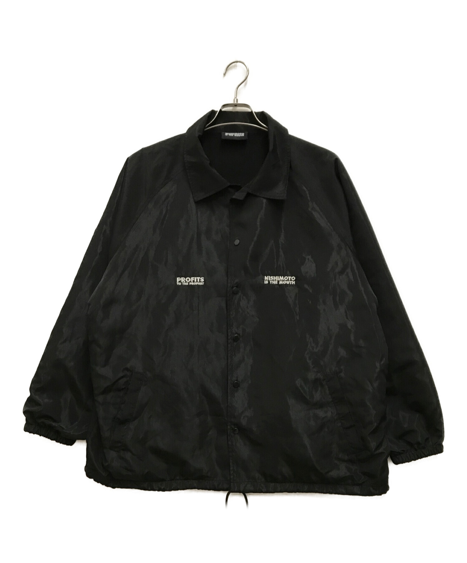 NISHIMOTO IS THE MOUTH (ニシモトイズザマウス) Prophet Coin Coach Jacket ブラック サイズ:M-L