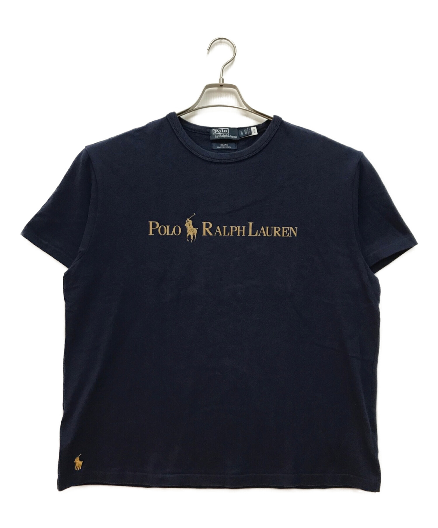 POLO RALPH LAUREN (ポロ・ラルフローレン) BEAMS別注クルーネックTシャツ ネイビー サイズ:XL