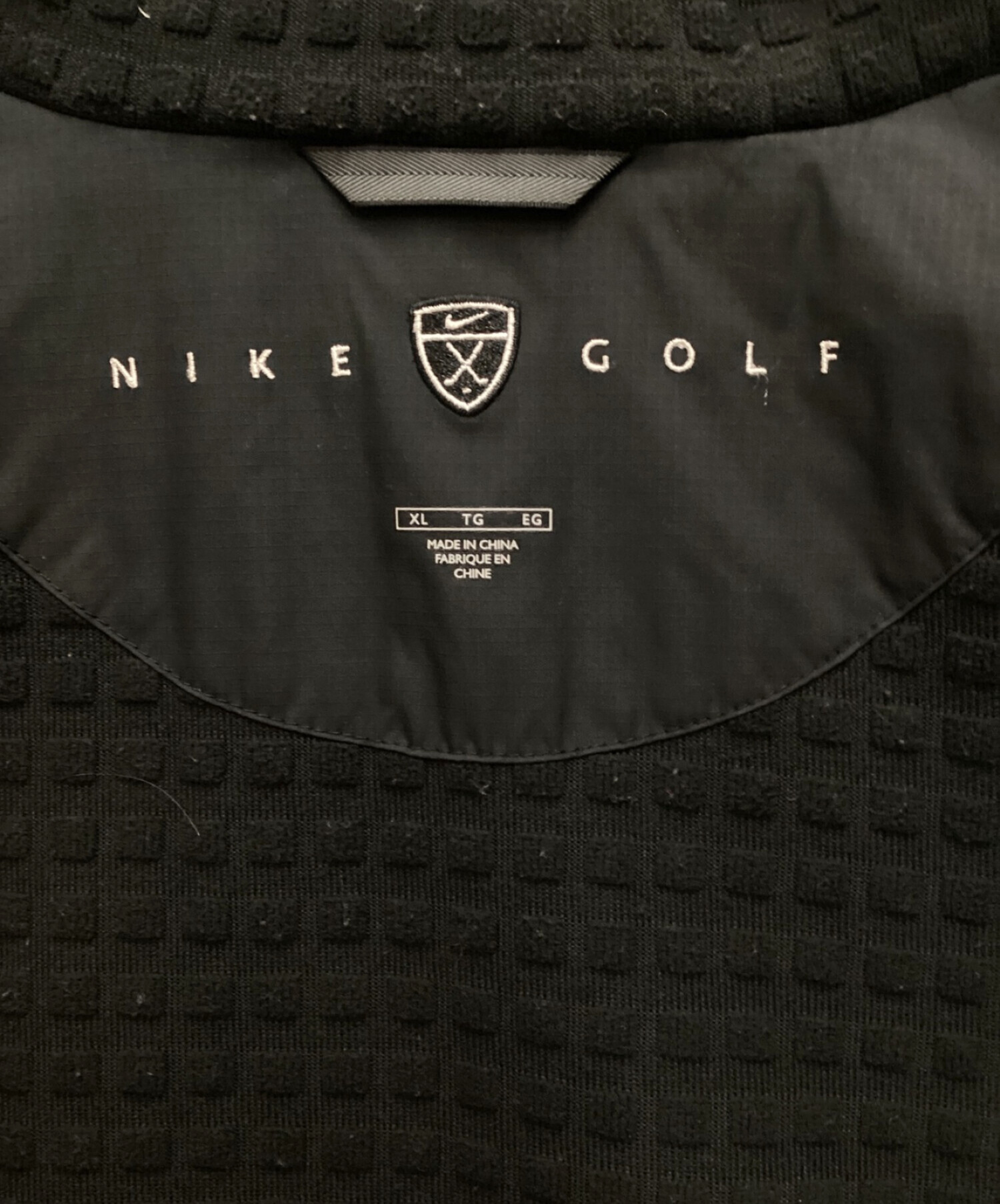 中古・古着通販】NIKE GOLF (ナイキゴルフ) ナイロンベスト ブラック