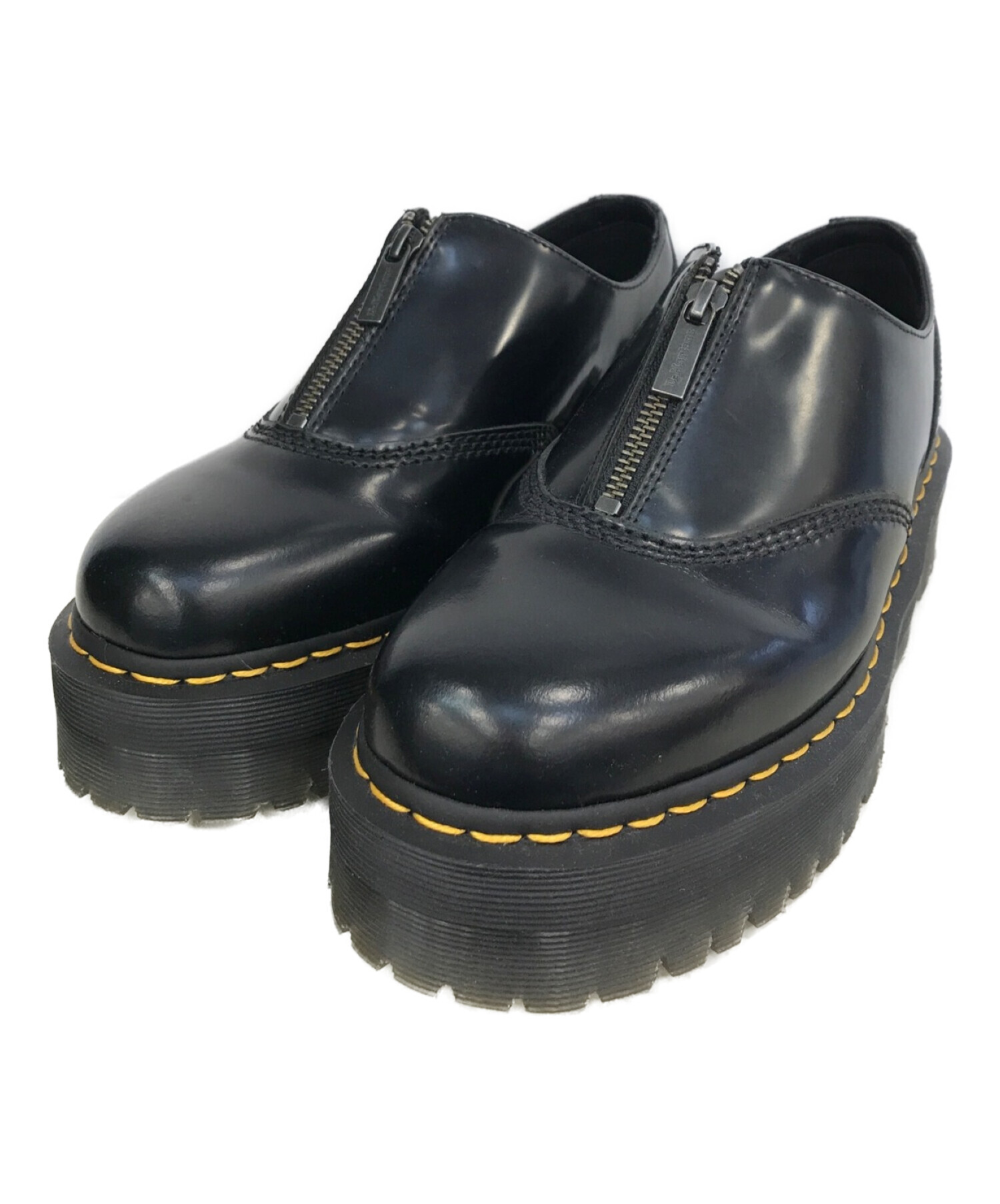 Dr.Martens (ドクターマーチン) クアッドジップ シューズ ブラック サイズ:SIZE UK 8(27cm)