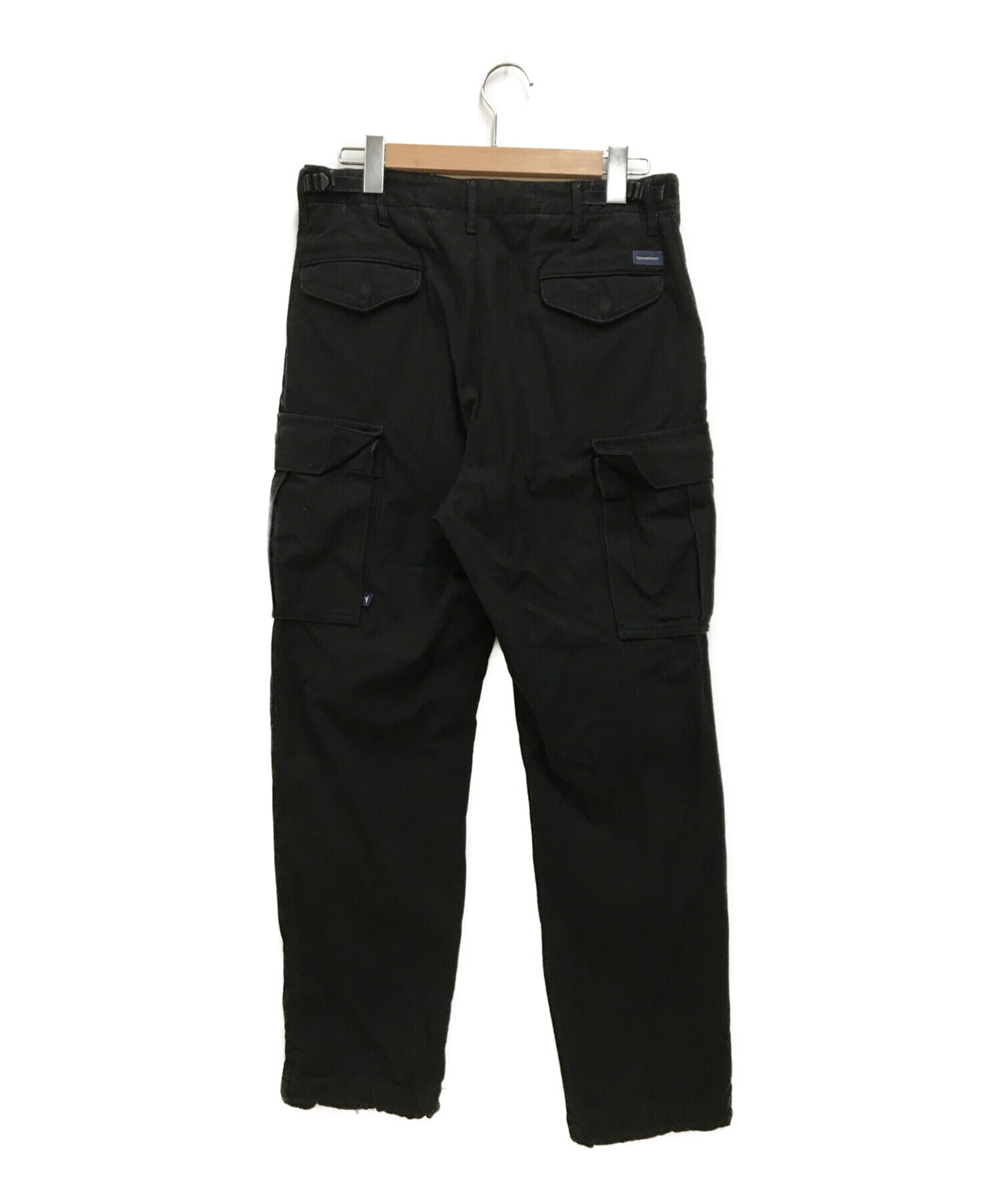 DESCENDANT (ディセンダント) D-65M SATIN TROUSERS ブラック サイズ:1