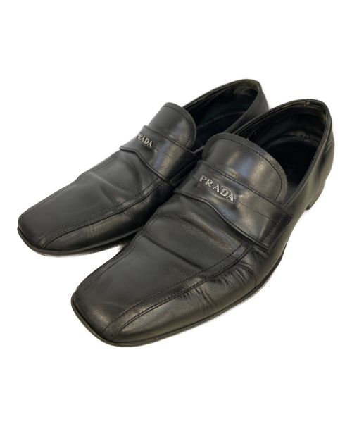 中古・古着通販】PRADA (プラダ) ローファー ブラック サイズ:SIZE 5