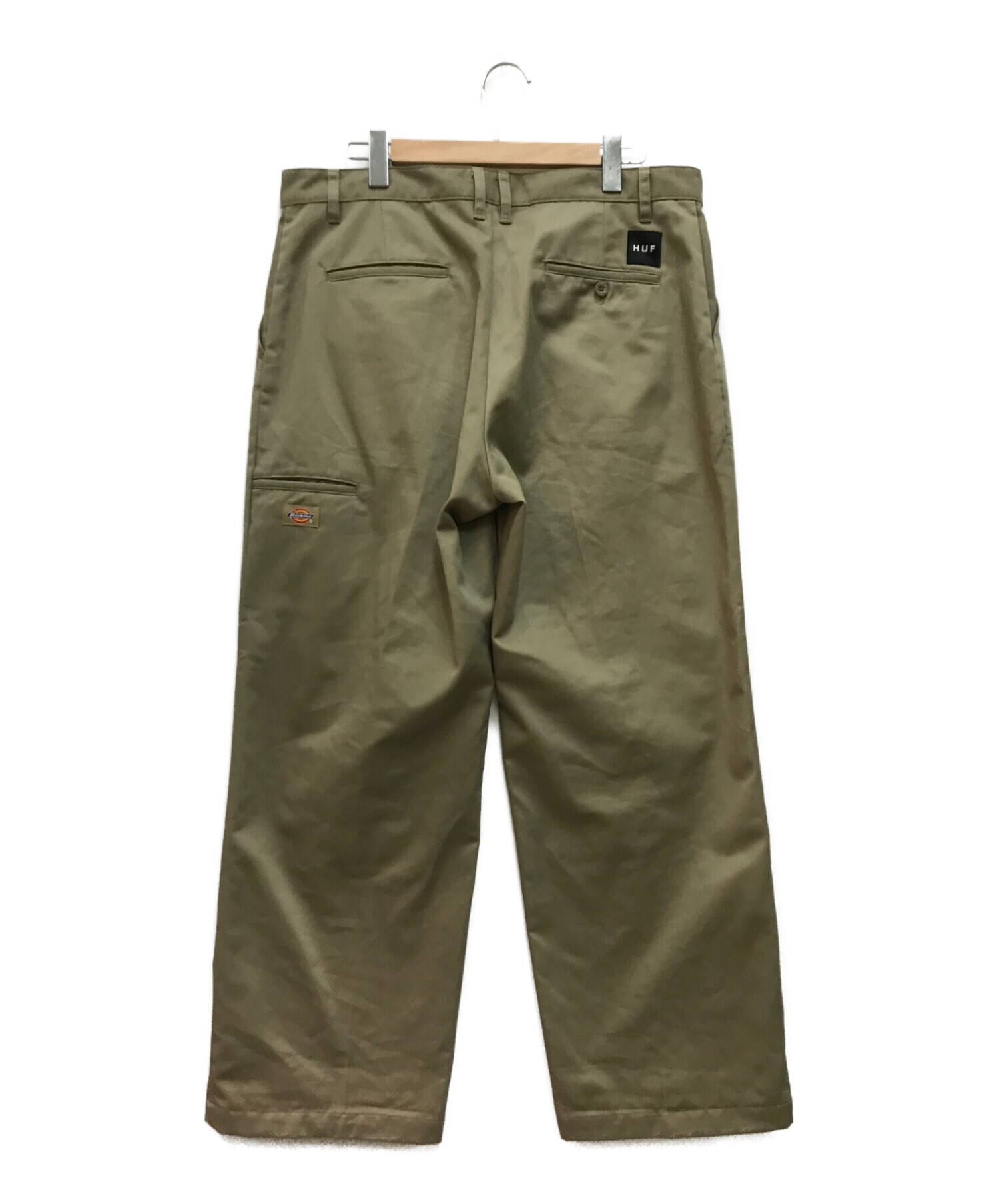 Dickies (ディッキーズ) HUF (ハフ) WORKER PANT　ダブルニーワークパンツ ベージュ サイズ:SIZE 36