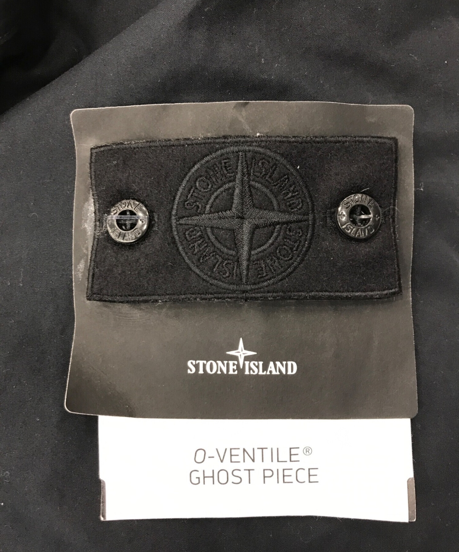 STONE ISLAND (ストーンアイランド) ベンタイルコットンデタッチャブルライナーフィールドジャケット ブラック サイズ:S