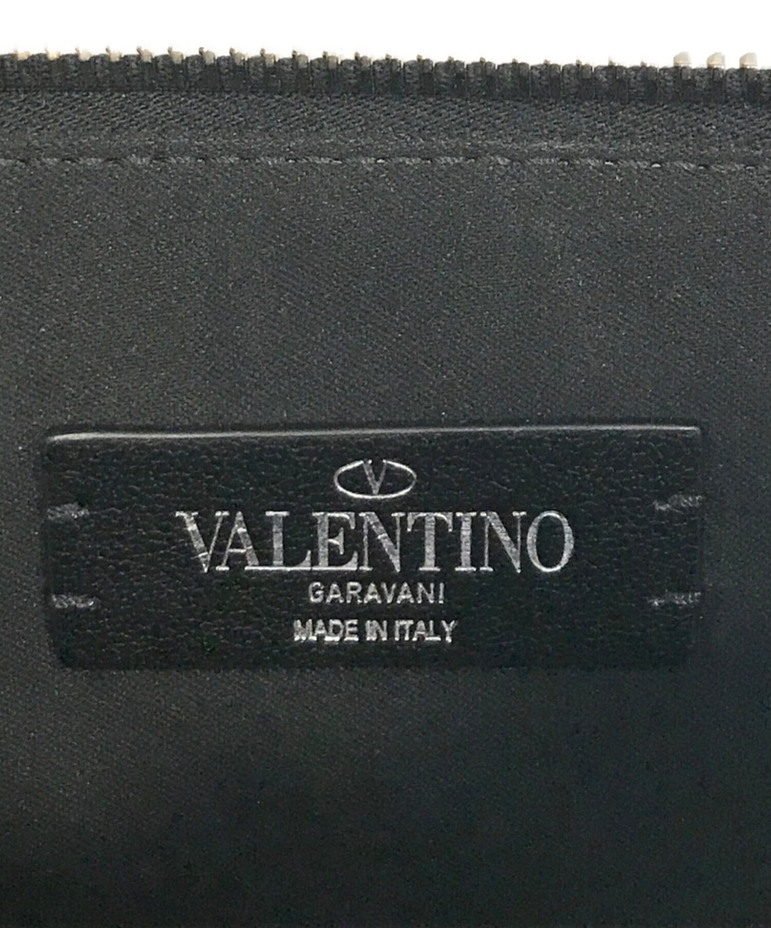 中古・古着通販】VALENTINO (ヴァレンティノ) レザークラッチバッグ ブラック｜ブランド・古着通販 トレファク公式【TREFAC  FASHION】スマホサイト