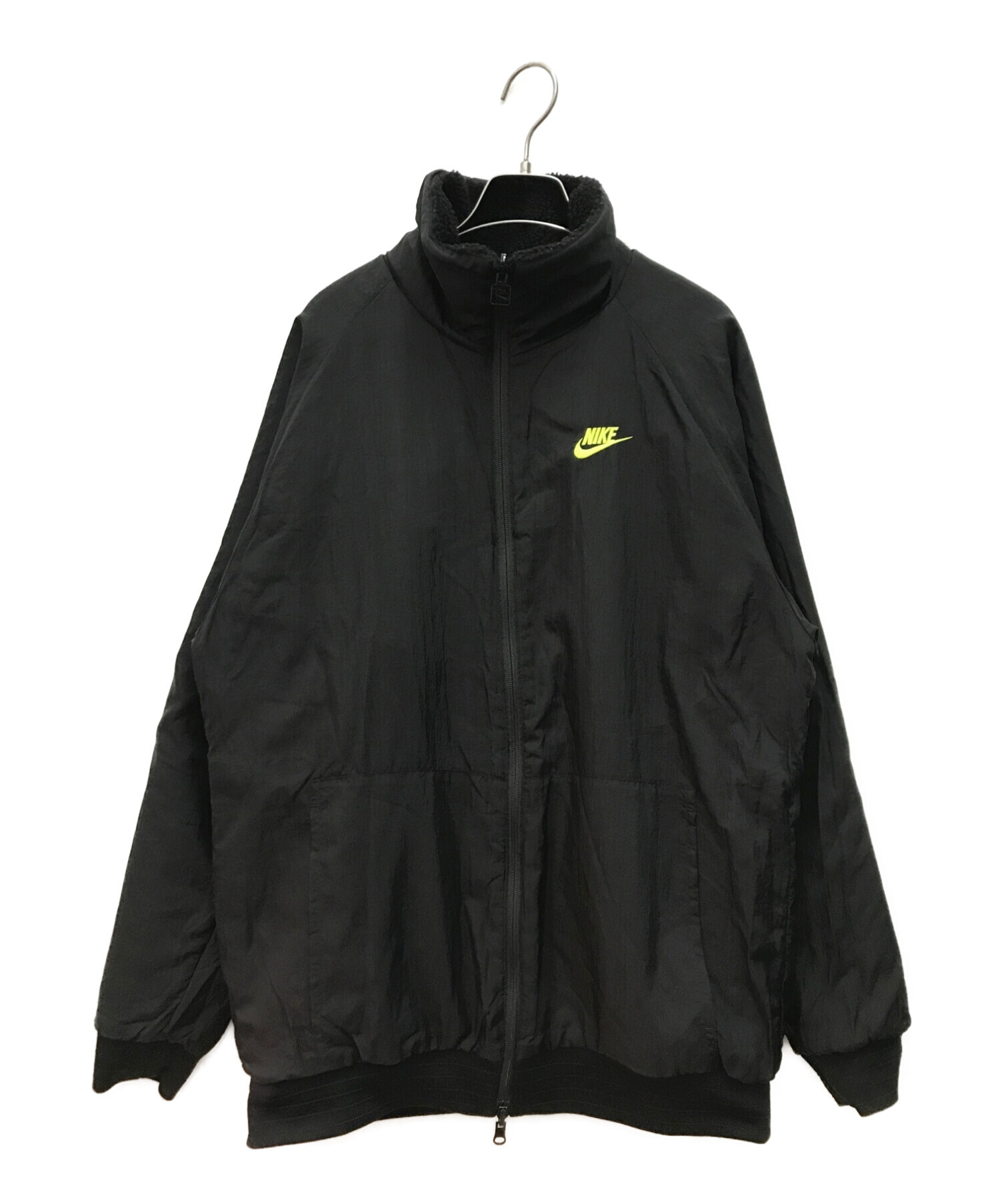 NIKE (ナイキ) リバーシブルボアジャケット ブラック サイズ:L