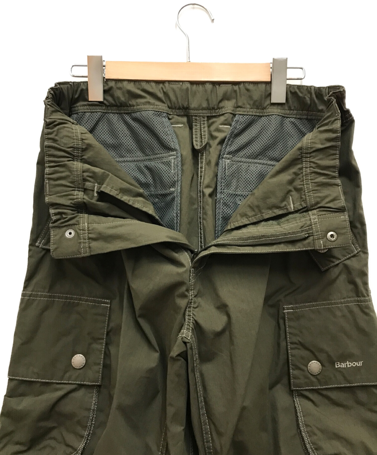 Barbour (バブアー) and wander (アンドワンダー) CORDURA pants オリーブ サイズ:3